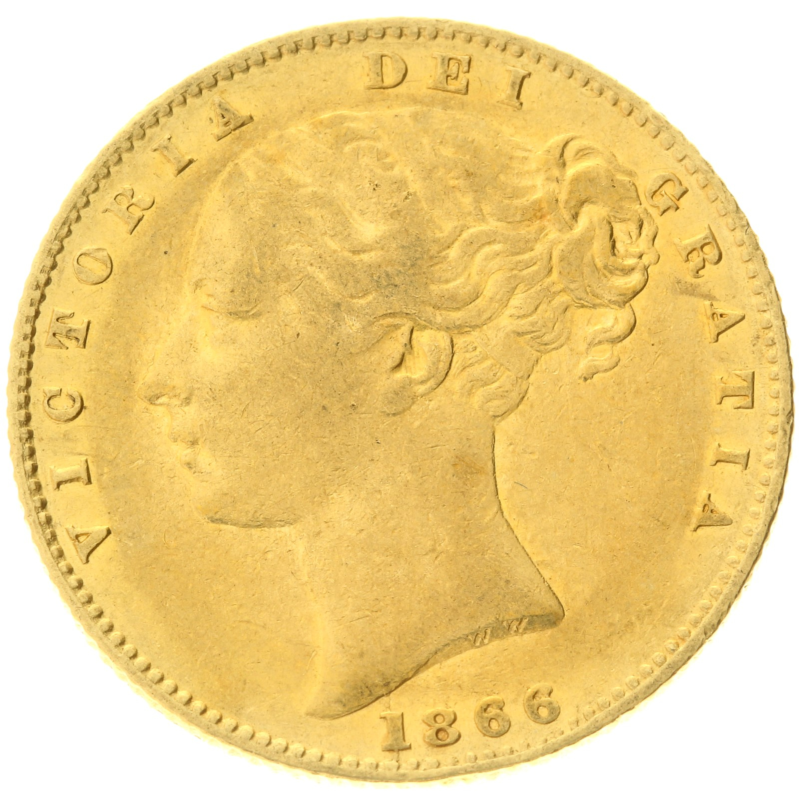 United Kingdom - 1 Sovereign - 1866 - Victoria 