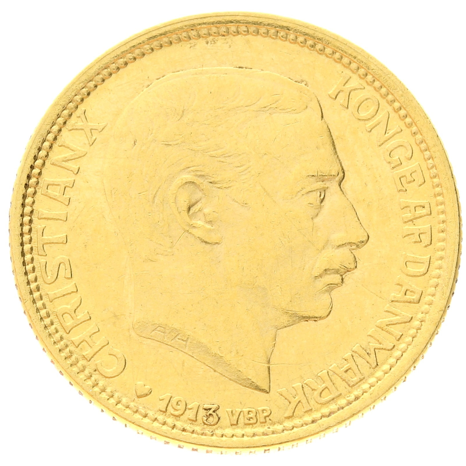Denmark - 10 kroner - 1913 - Christian X 