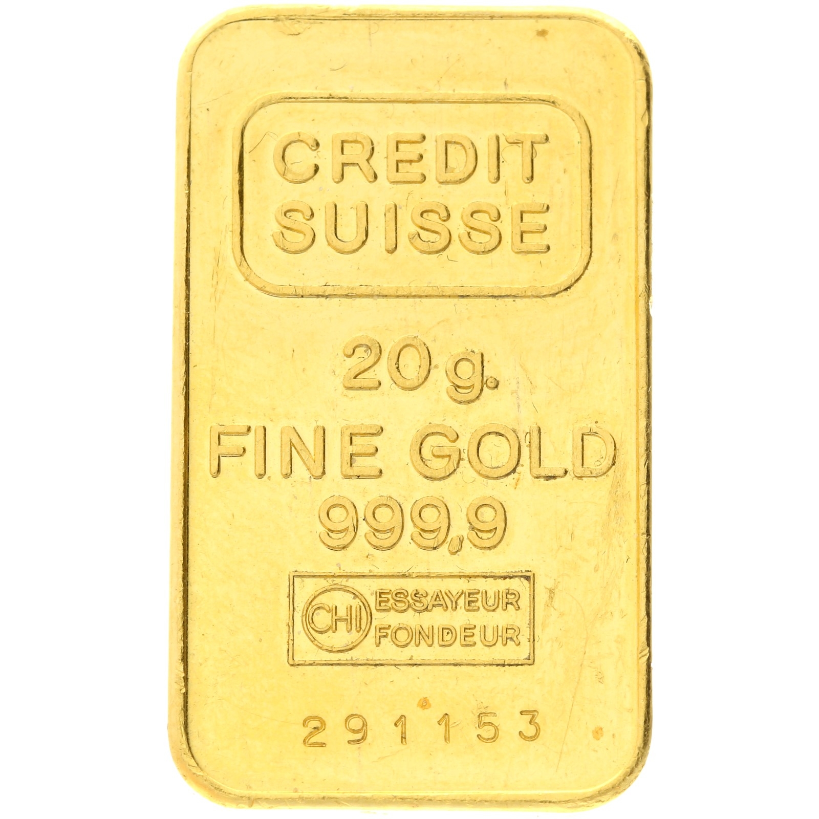Credit Suisse - 20 gram - gold bar