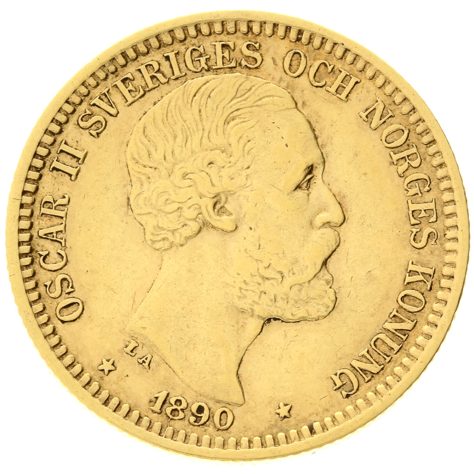 Sweden - 20 kronor - 1890 - Oscar II