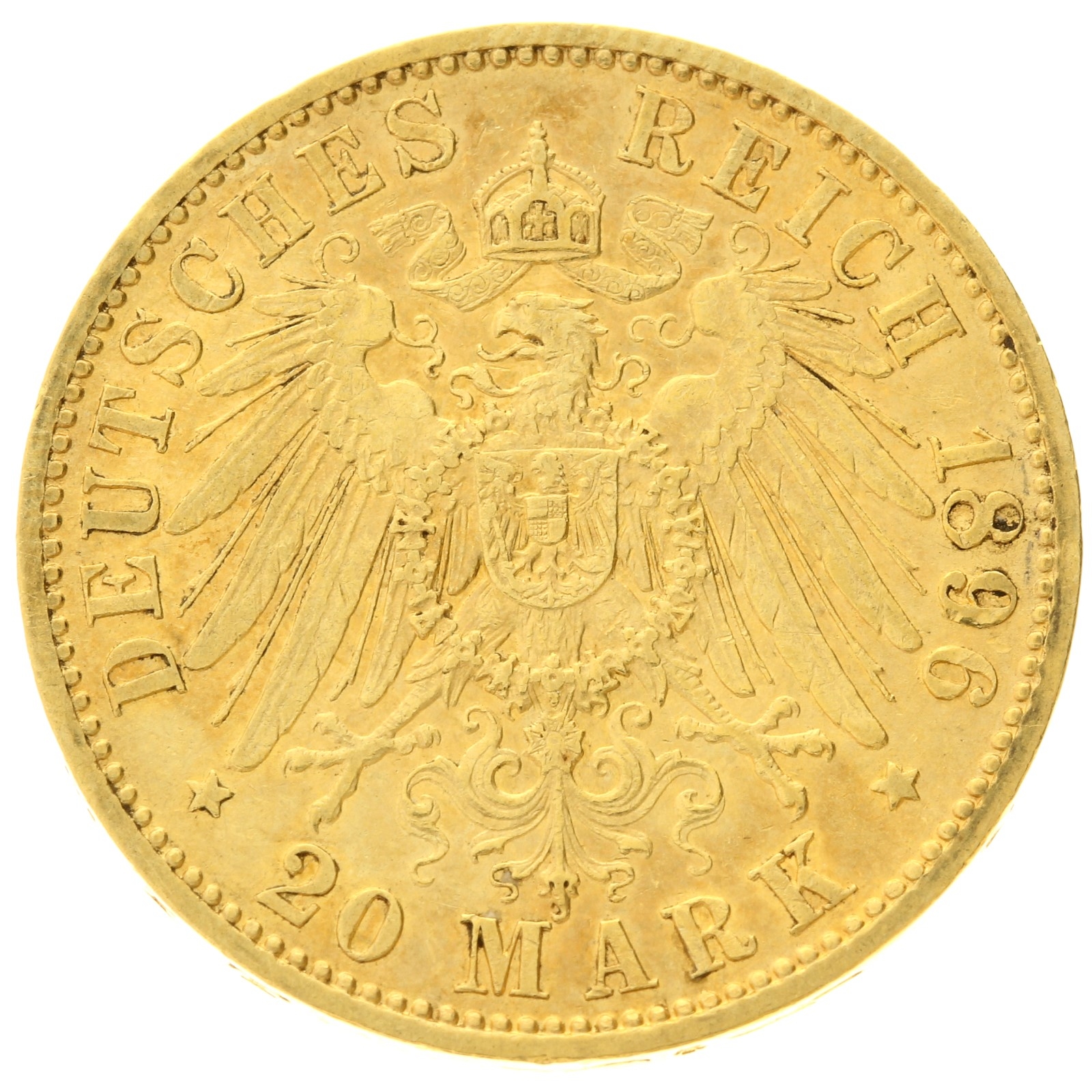 Germany - Prussia - 20 mark - 1896 - A - Wilhelm II