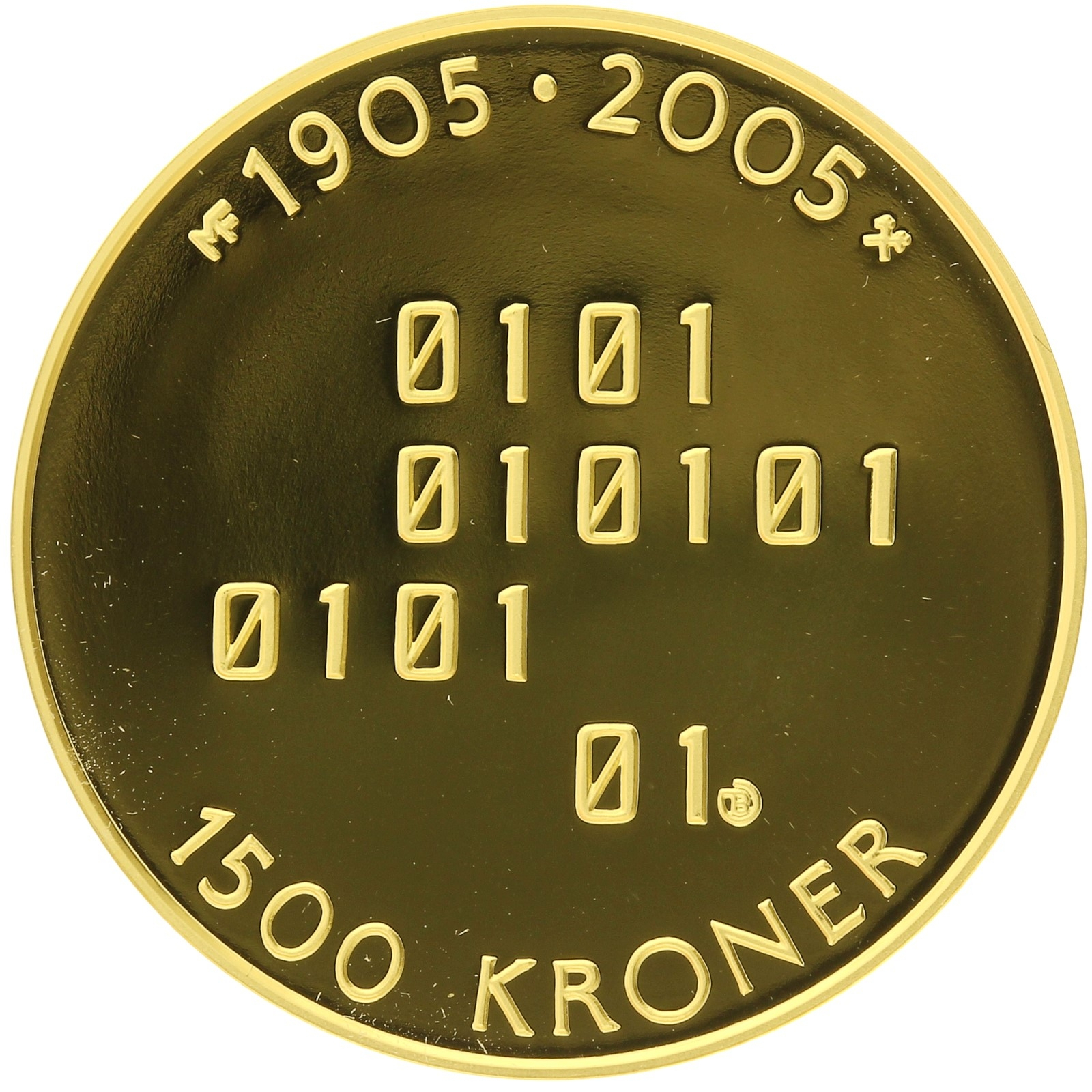 Norway - 1500 Kroner - 2005 - Harald V Dissolution of the Union - 1/2oz