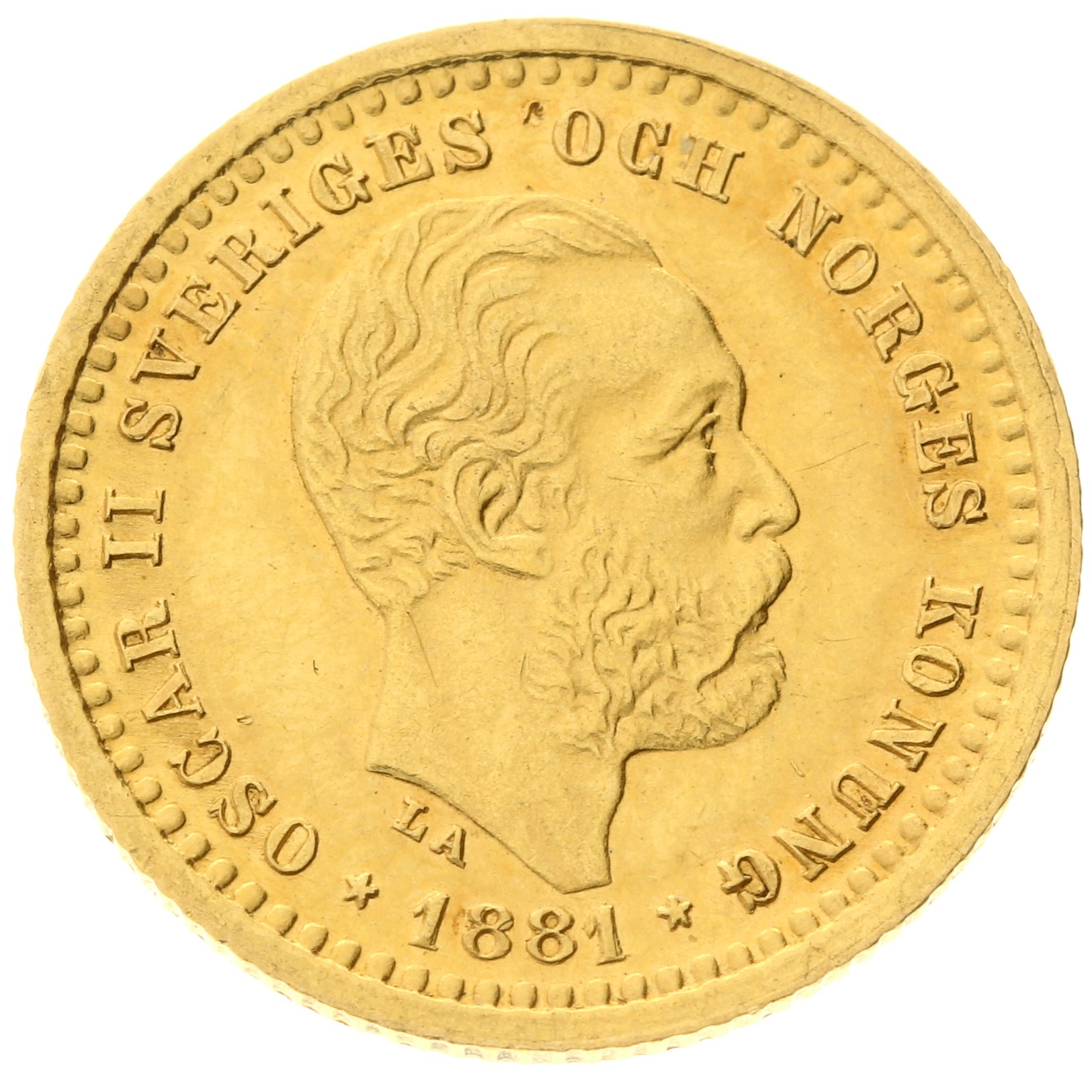 Sweden - 5 kronor - 1881 - Oscar II