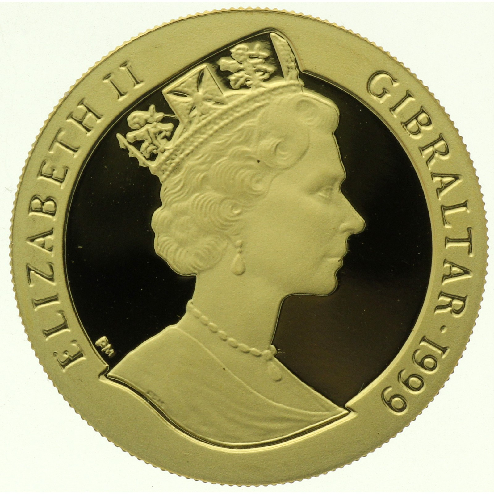Gibraltar - 1/5 crown - 1999 - Queen Elizabeth II - Millenium 2000