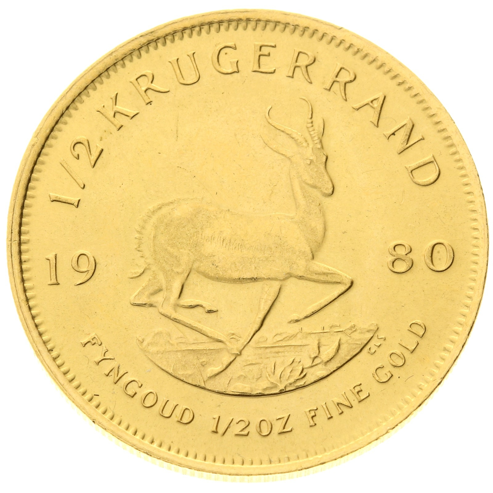 South Africa - ½ krugerrand - 1980 - 1/2oz 