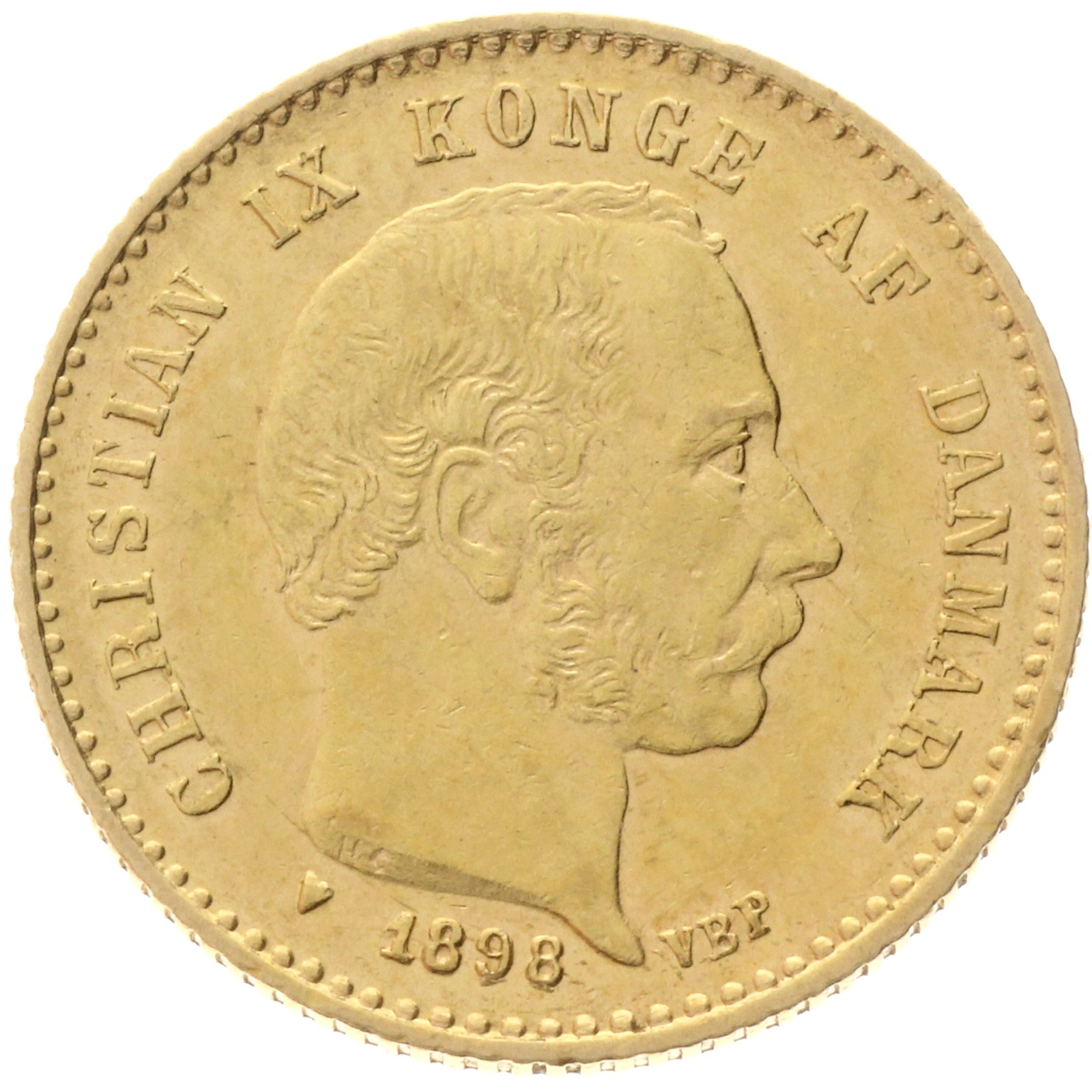 Denmark - 10 kroner - 1898 - Christian IX 