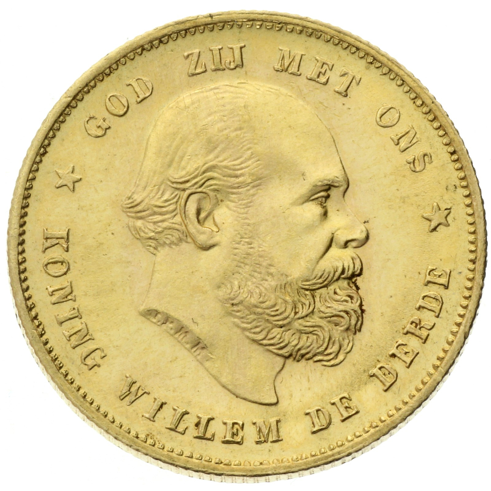 Netherlands - Willem III - 10 gulden - 1879 