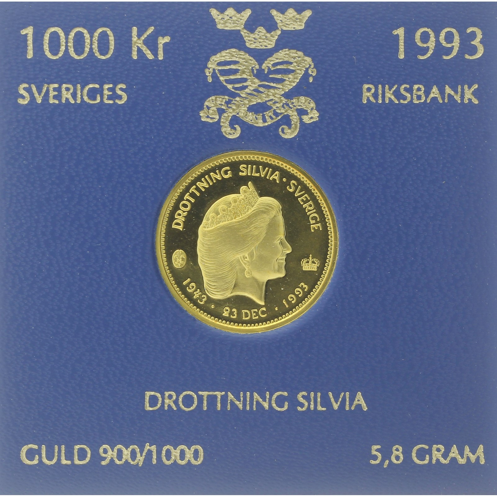 Sweden - 1000 Kronor - 1993 - Carl XVI Gustaf - Queen Silvia