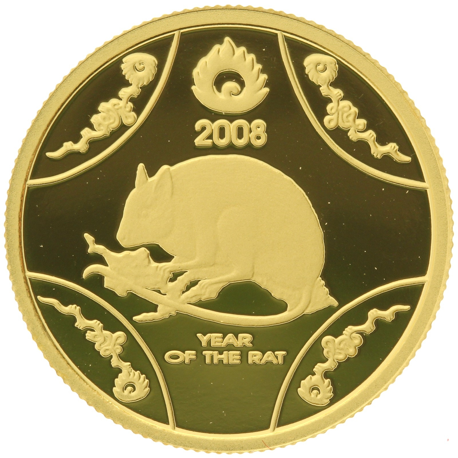 Australia - 10 dollars - 2008 - Year of the rat - 1/10oz