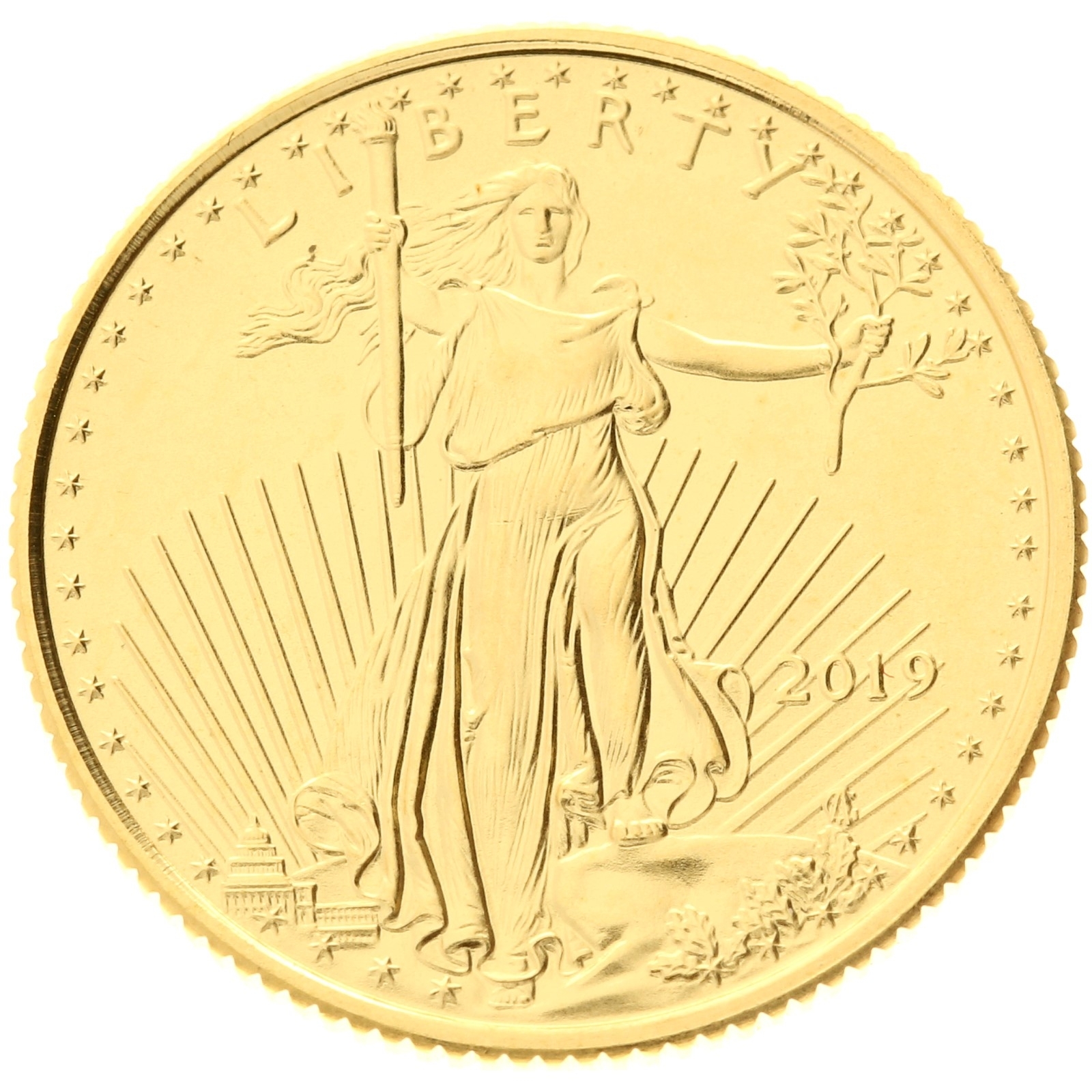 USA - 5 Dollars - 2019 - "American Gold Eagle" - 1/10oz 