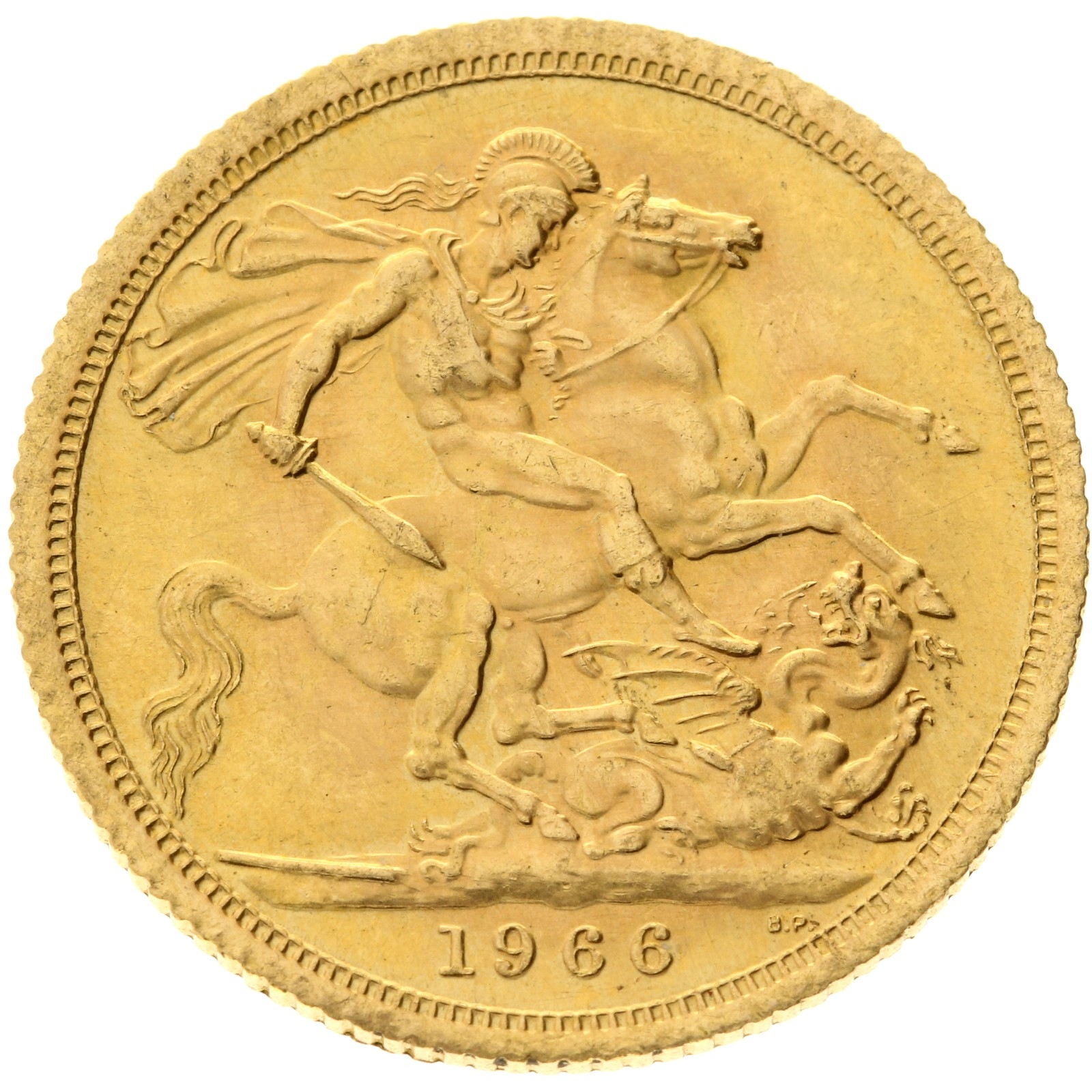 United Kingdom - 1 Sovereign - 1966 - Elizabeth II