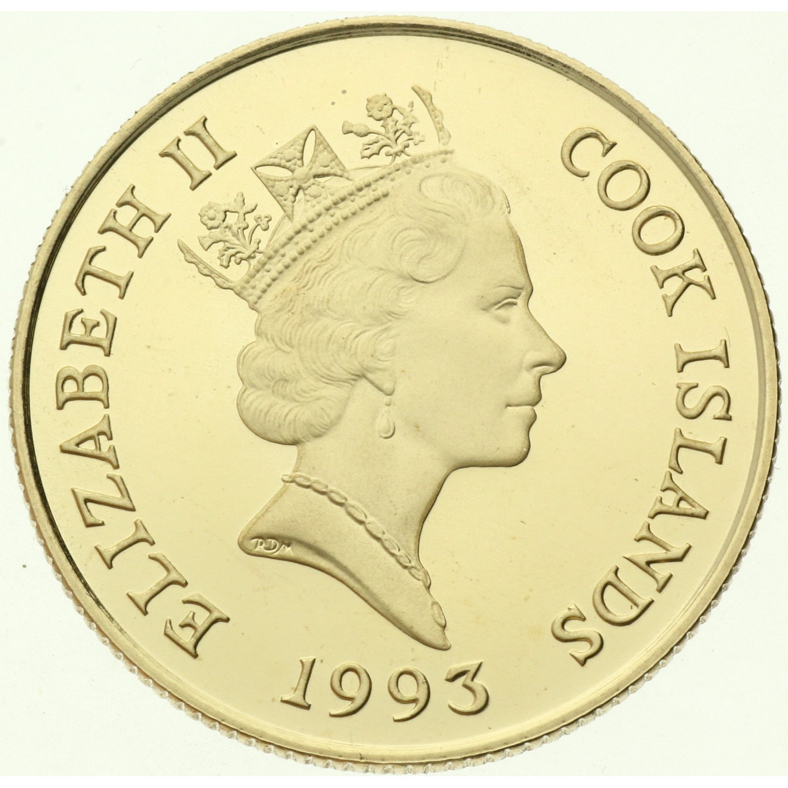 Cook Islands - 50 Dollars - 1993 -  Elizabeth II - 500 years of America