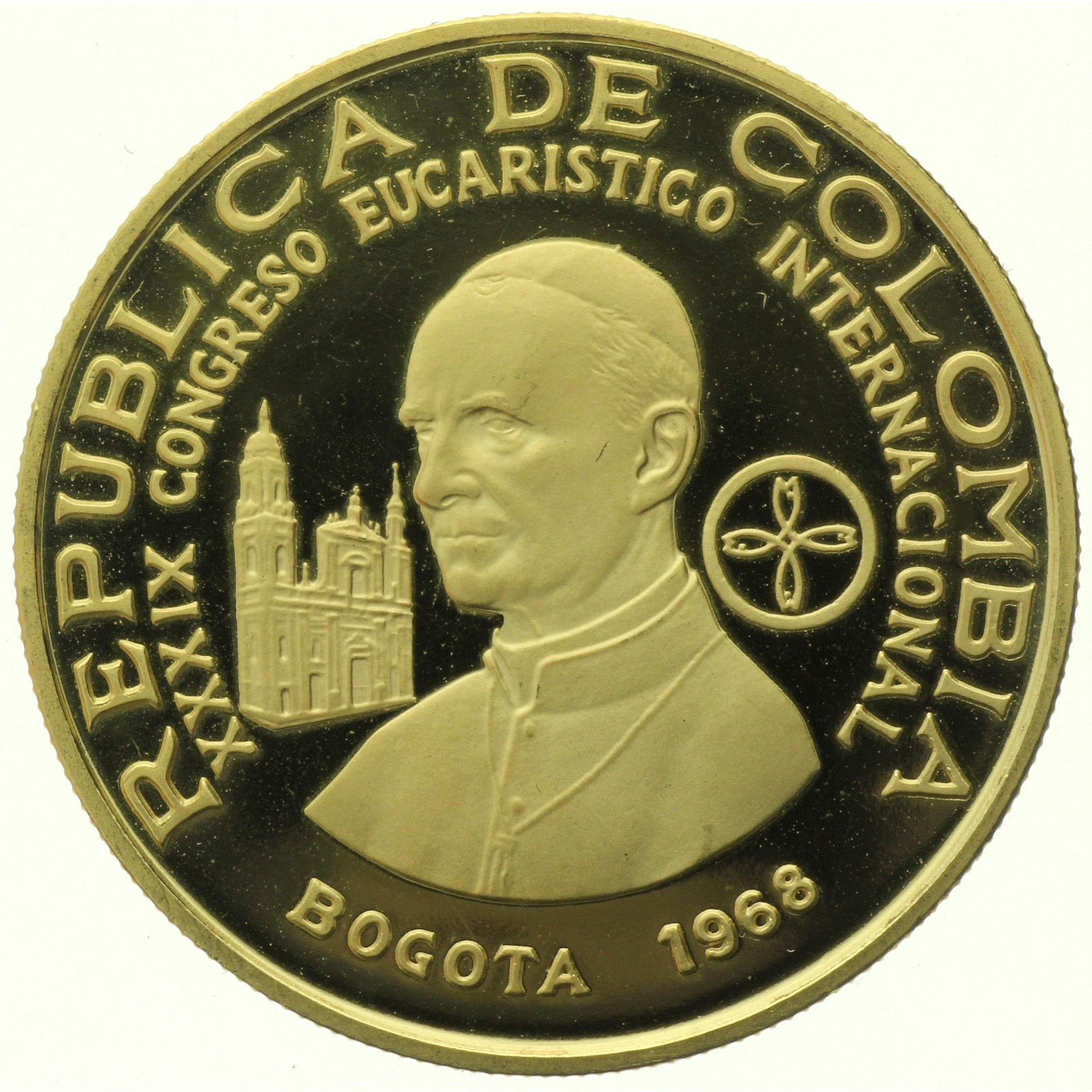 Colombia - 300 Pesos - 1968 - International Eucharistic Congress