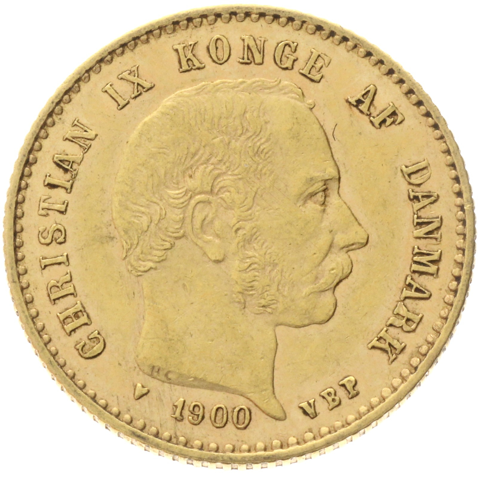 Denmark - 10 kroner - 1900 - Christian IX 
