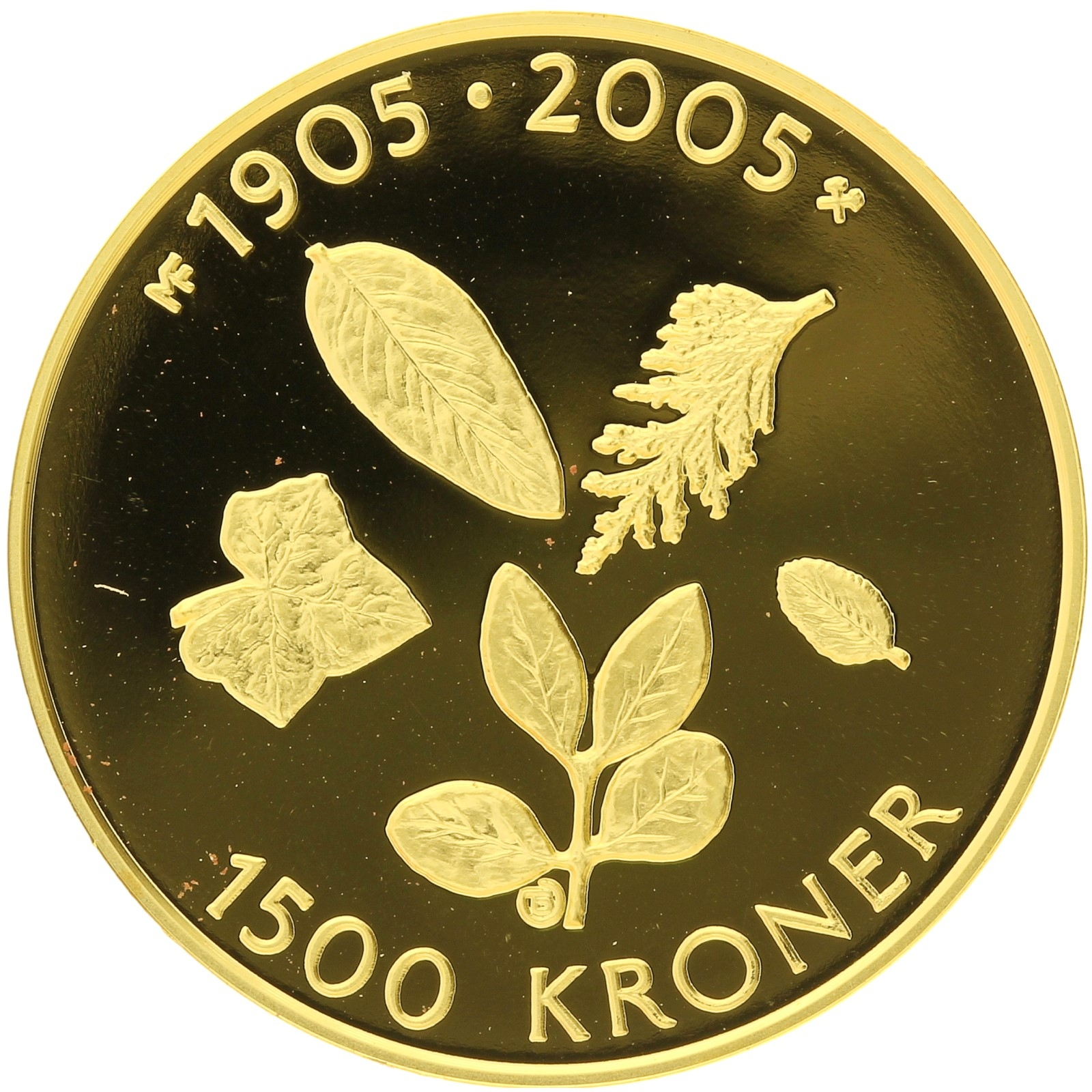 Norway - 1500 Kroner - 2003 - Harald V Dissolution of the Union - 1/2oz