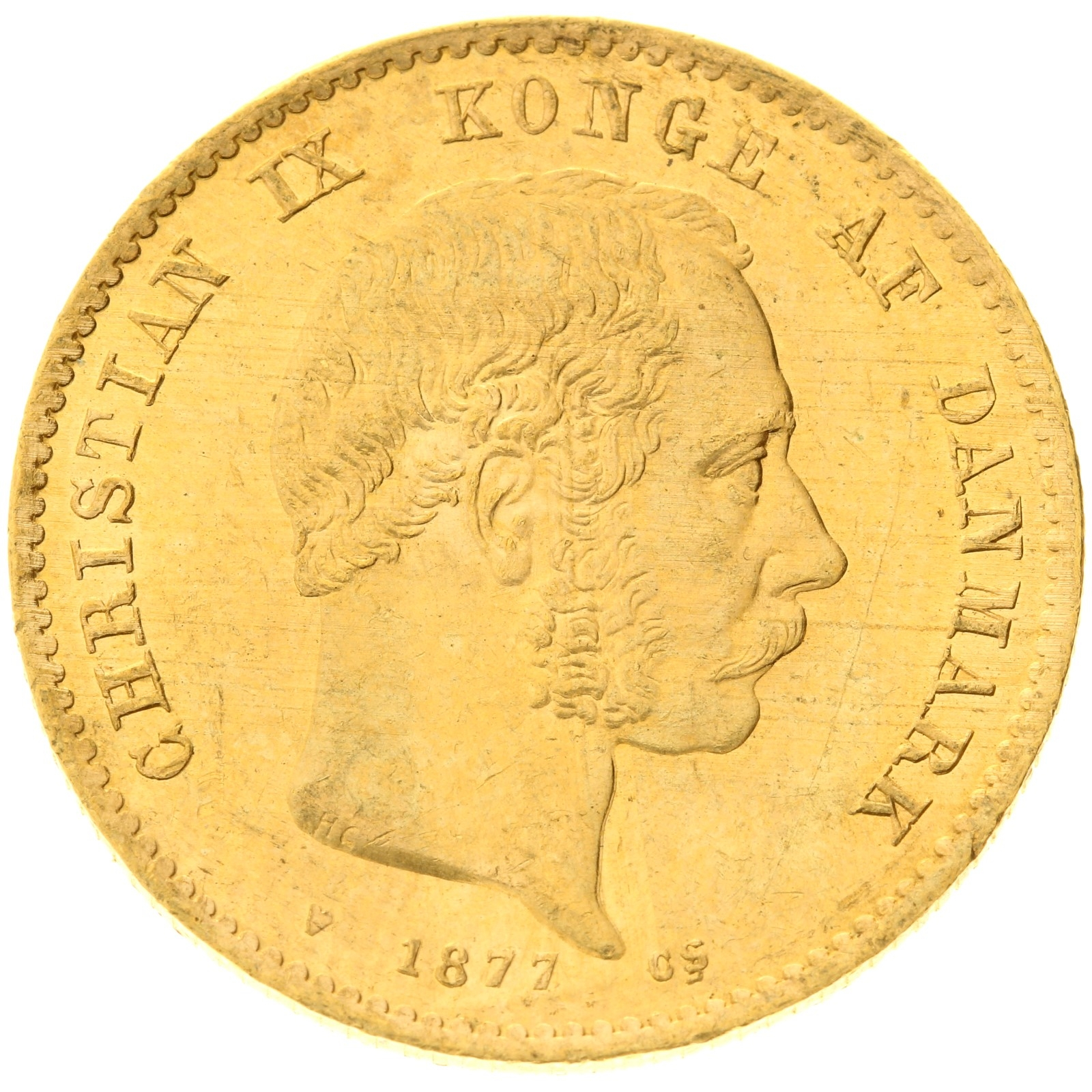Denmark - 20 kroner - 1877 - Christian IX 