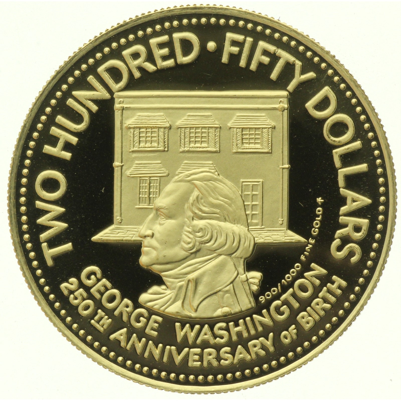  Barbados - 250 Dollars - 1982 -  Elizabeth II - George Washington