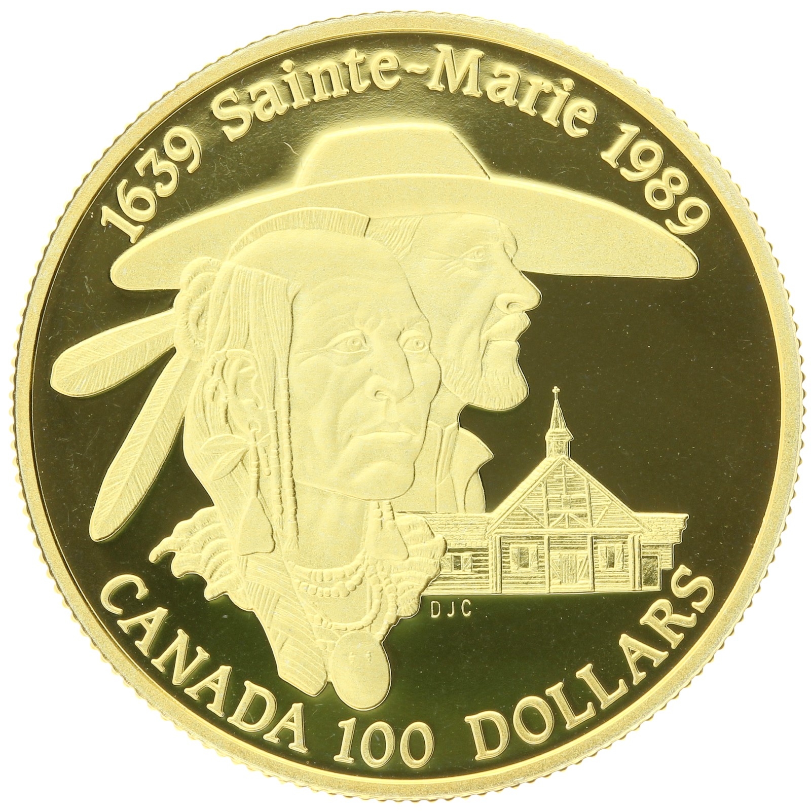 Canada - 100 dollars - 1989 - Saint-Marie Among the Hurons