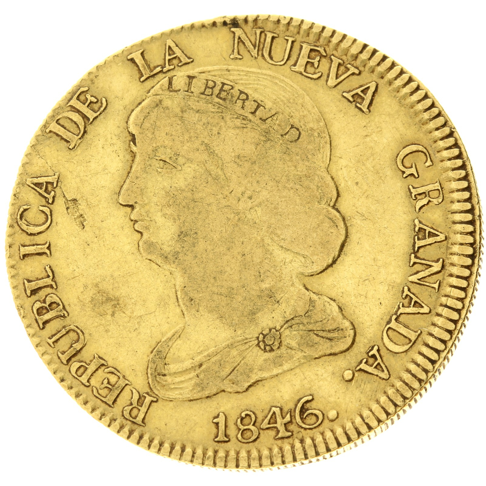 Columbia - 16 pesos - 1846 - Nueva Granada 