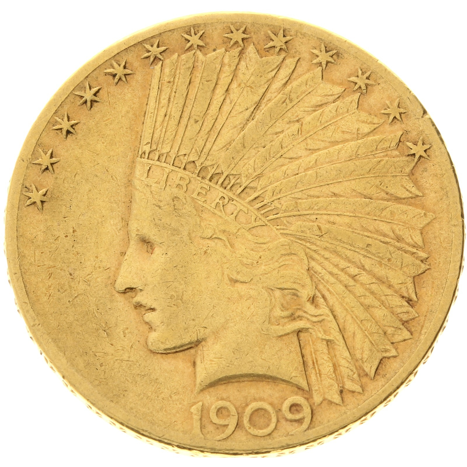USA - 10 dollars - 1909 - S - Indian Head 