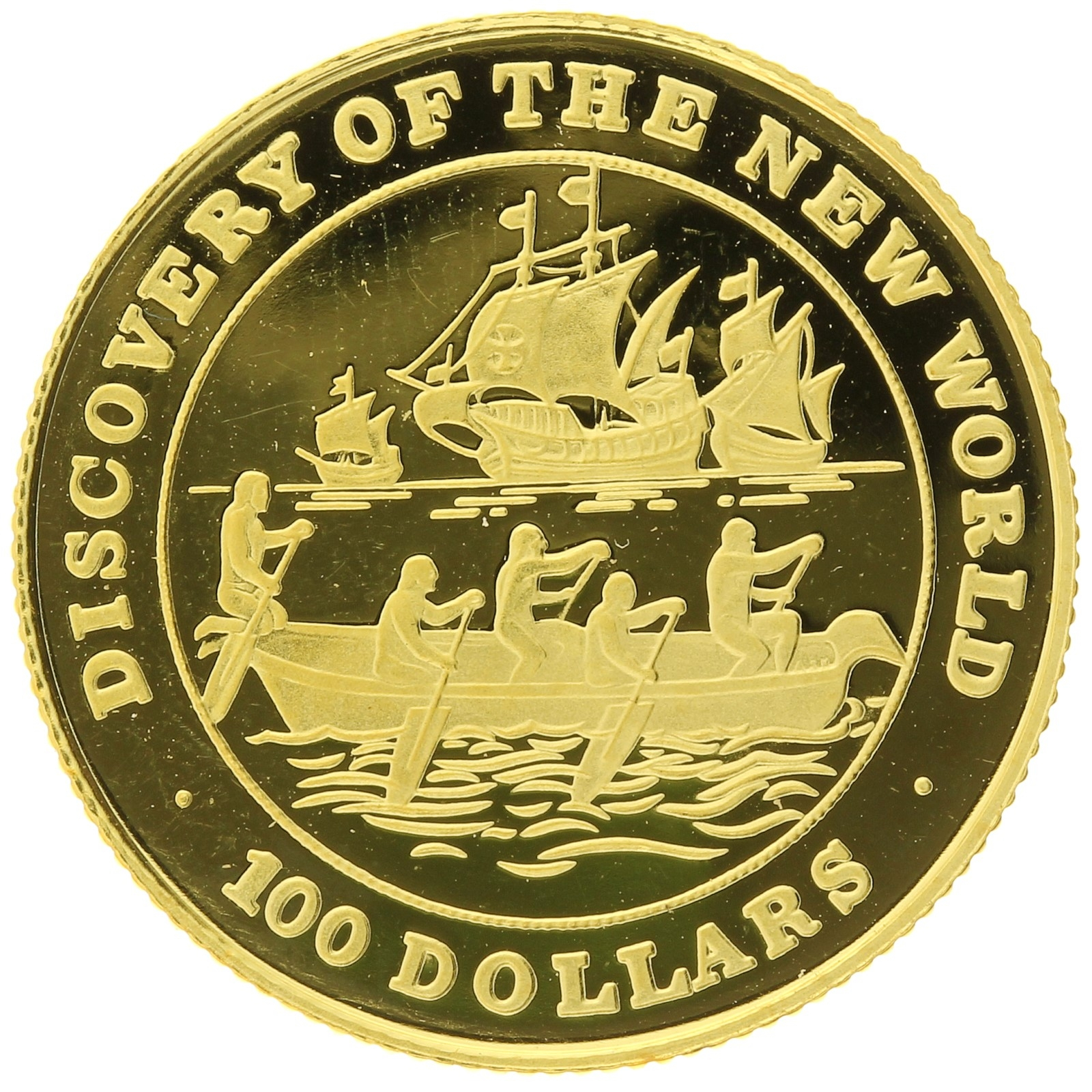 Bahamas - 100 dollars - 1991 - Discovery of New World