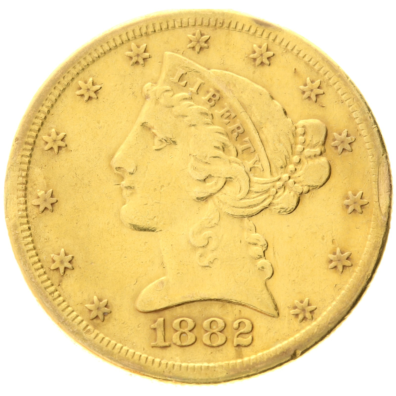 USA - 5 dollars - 1882 - S - Liberty / Coronet Head