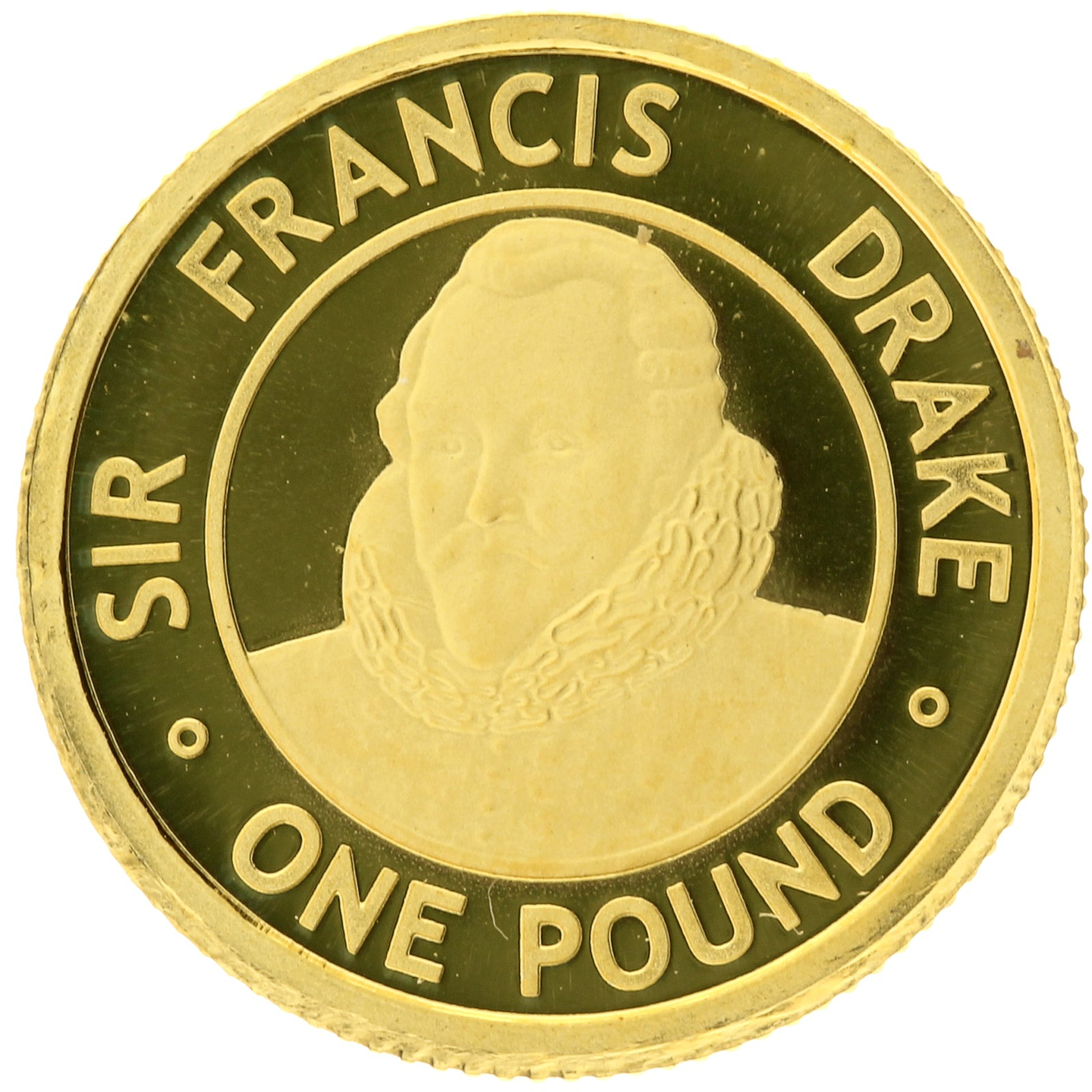 Alderney - 1 pound - 2008 - Sir Francis Drake - 1/25oz