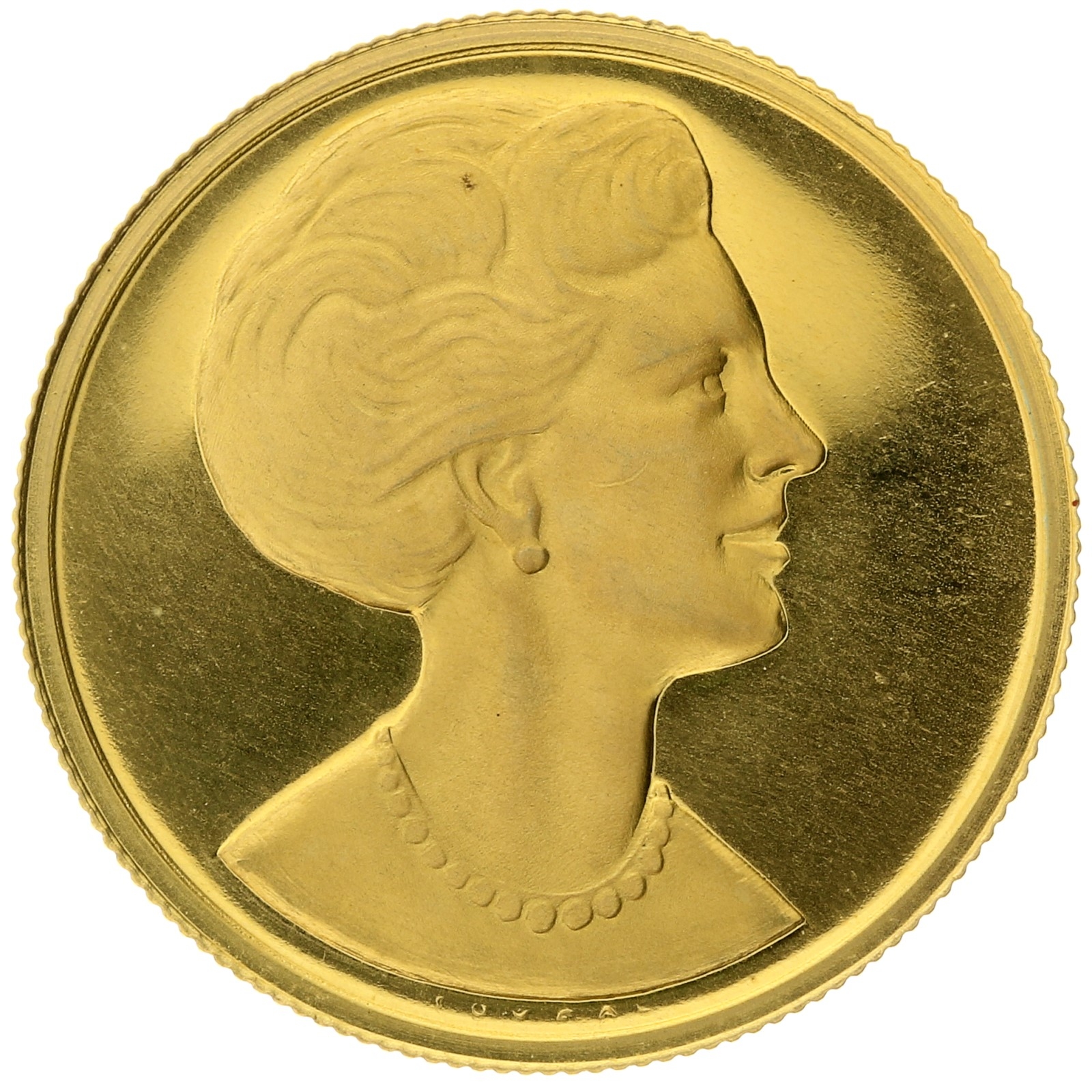 Denmark - Queen Margrethe II - 1975 - Medal (Ducat)