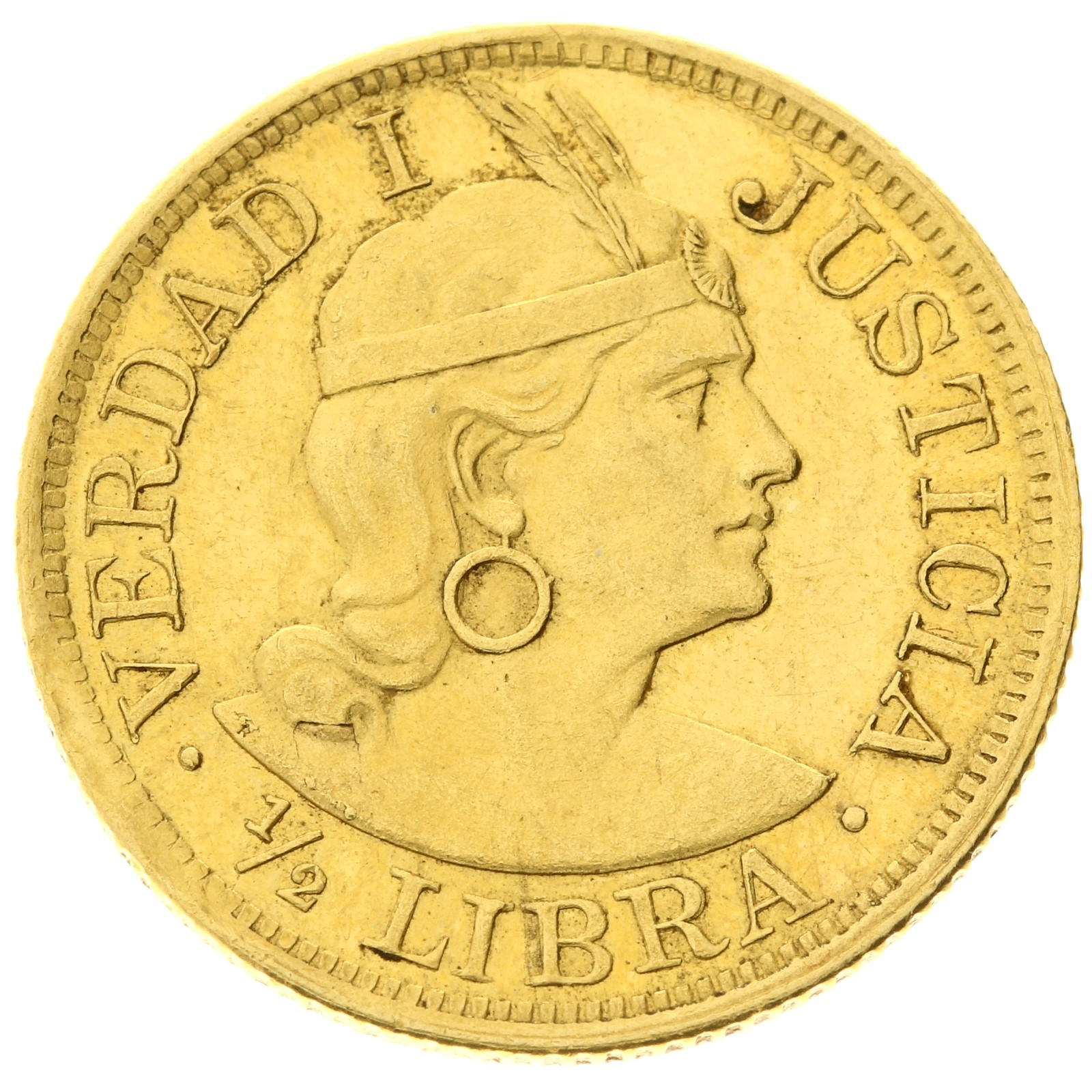 Peru - 1/2 libra - 1904