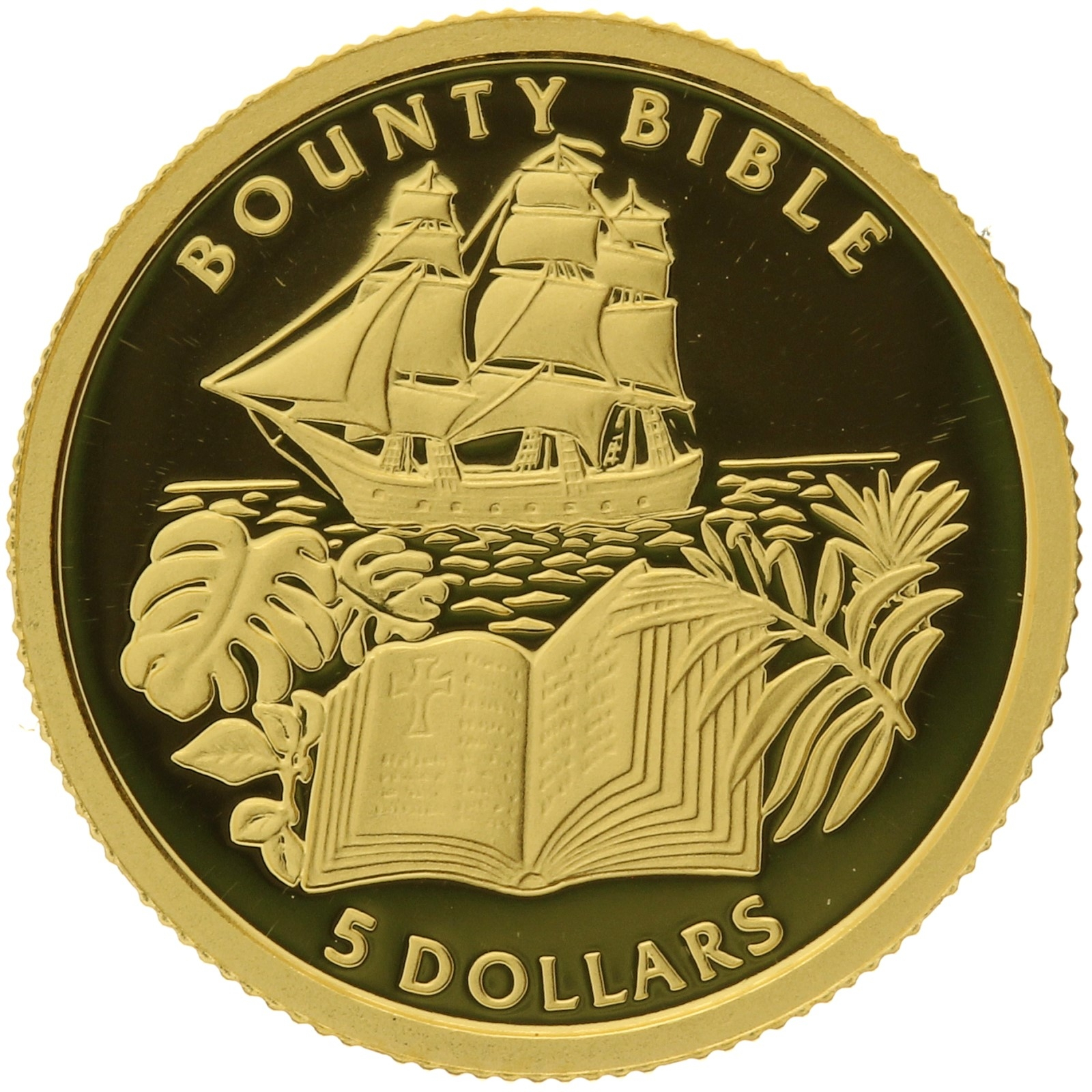 Pitcairn Islands - 5 dollars - 2005 - Bounty Bible - 1/25oz