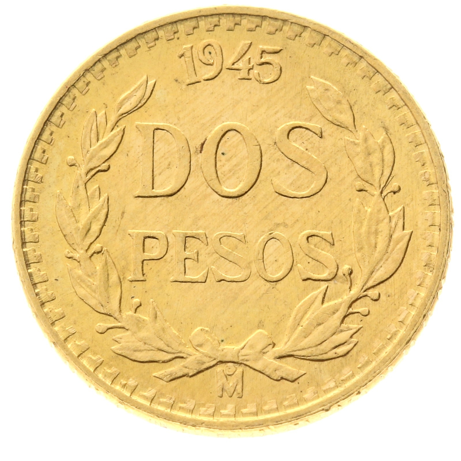 Mexico - 2 pesos - 1945 (Restrike)