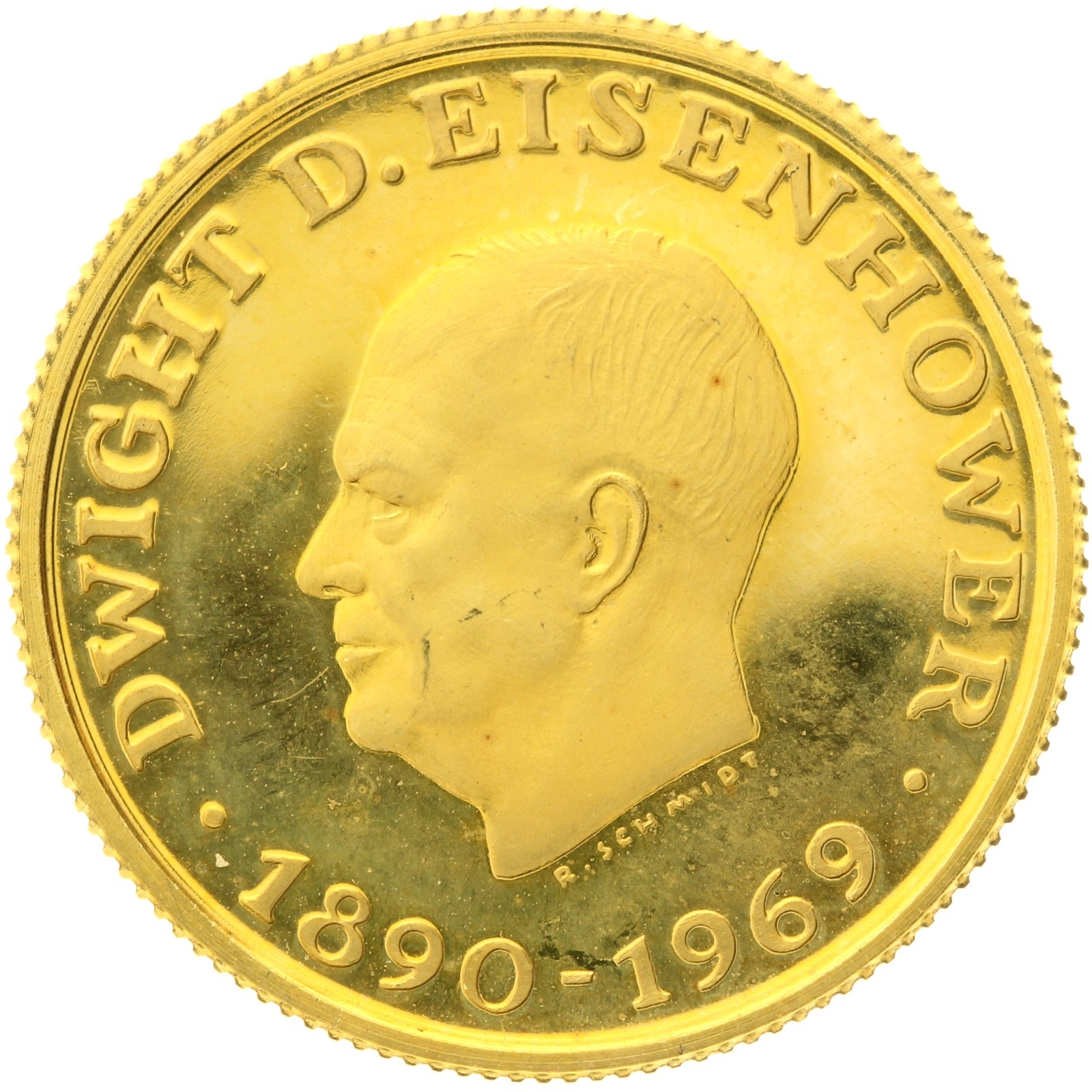 USA - Medal (1 ducat) - 1969 - Dwight D. Eisenhower