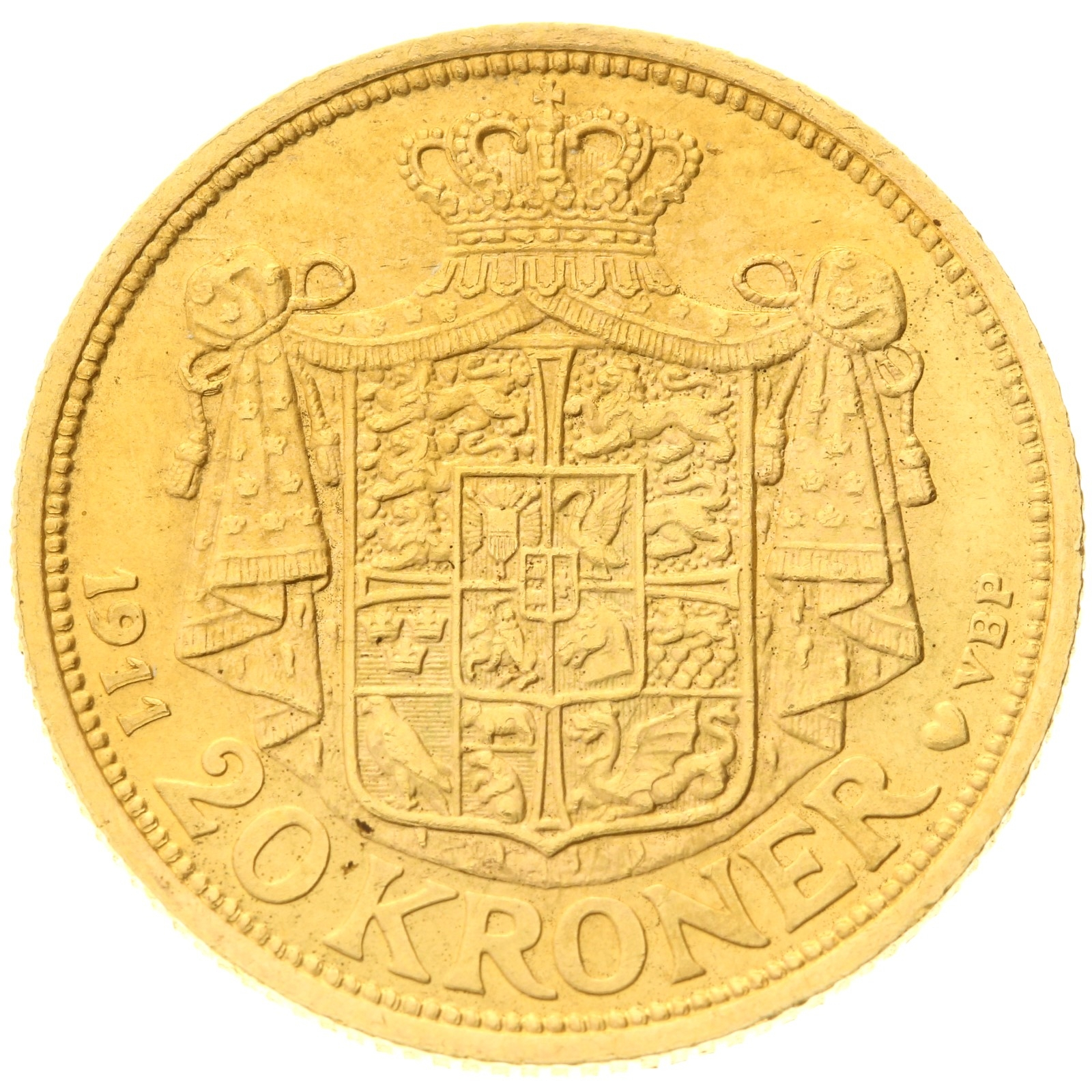 Denmark - 20 kroner - 1911 - Frederik VIII 