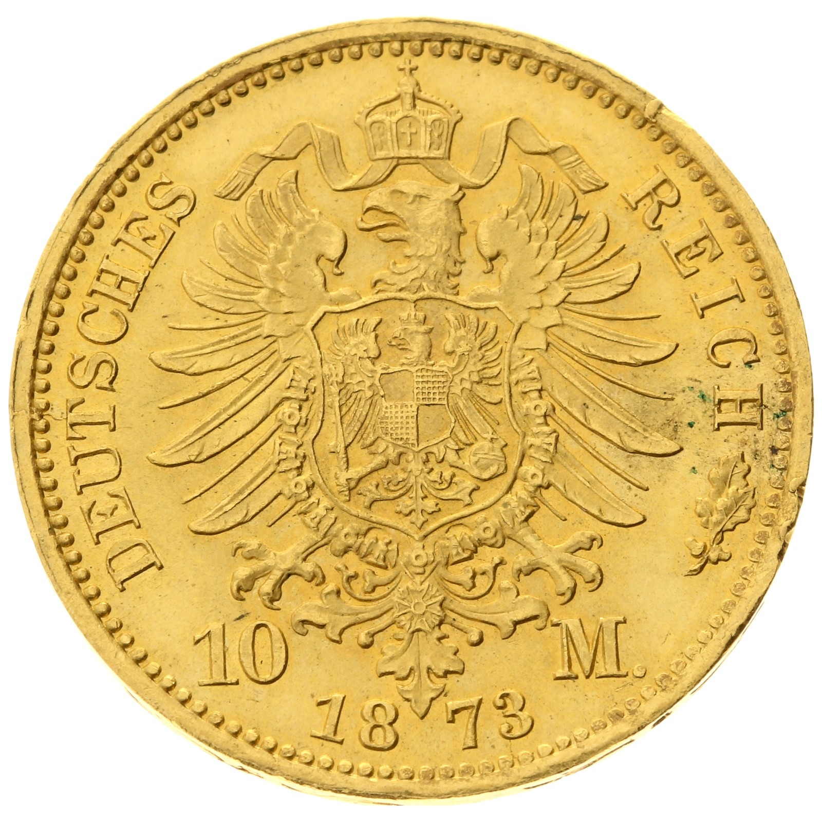 Germany - Prussia - 10 mark - 1873 - A - Wilhelm I 