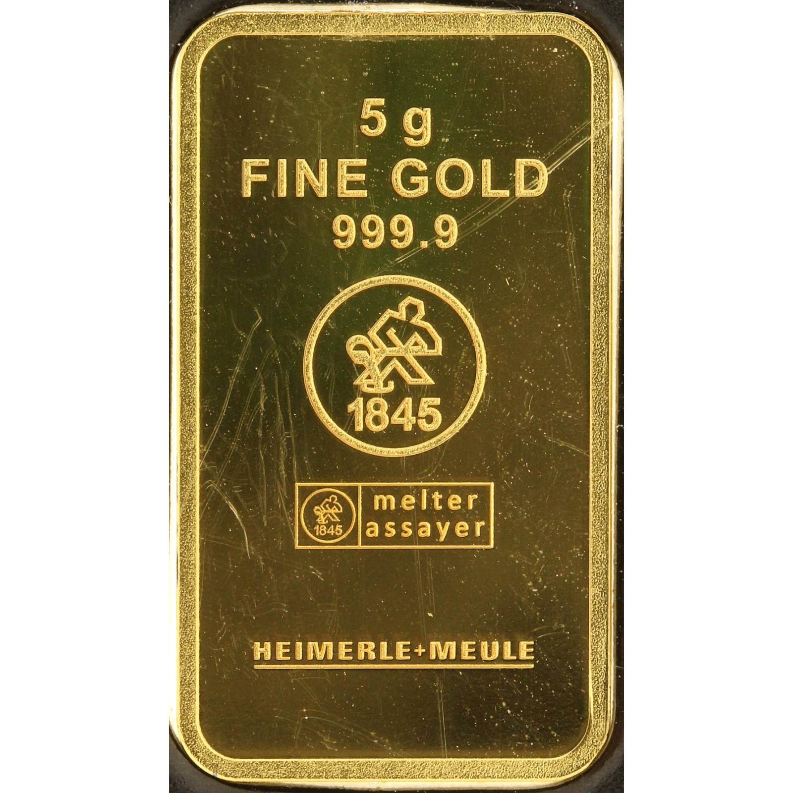 Heimerle Meule - 5 gram - fine gold - bar