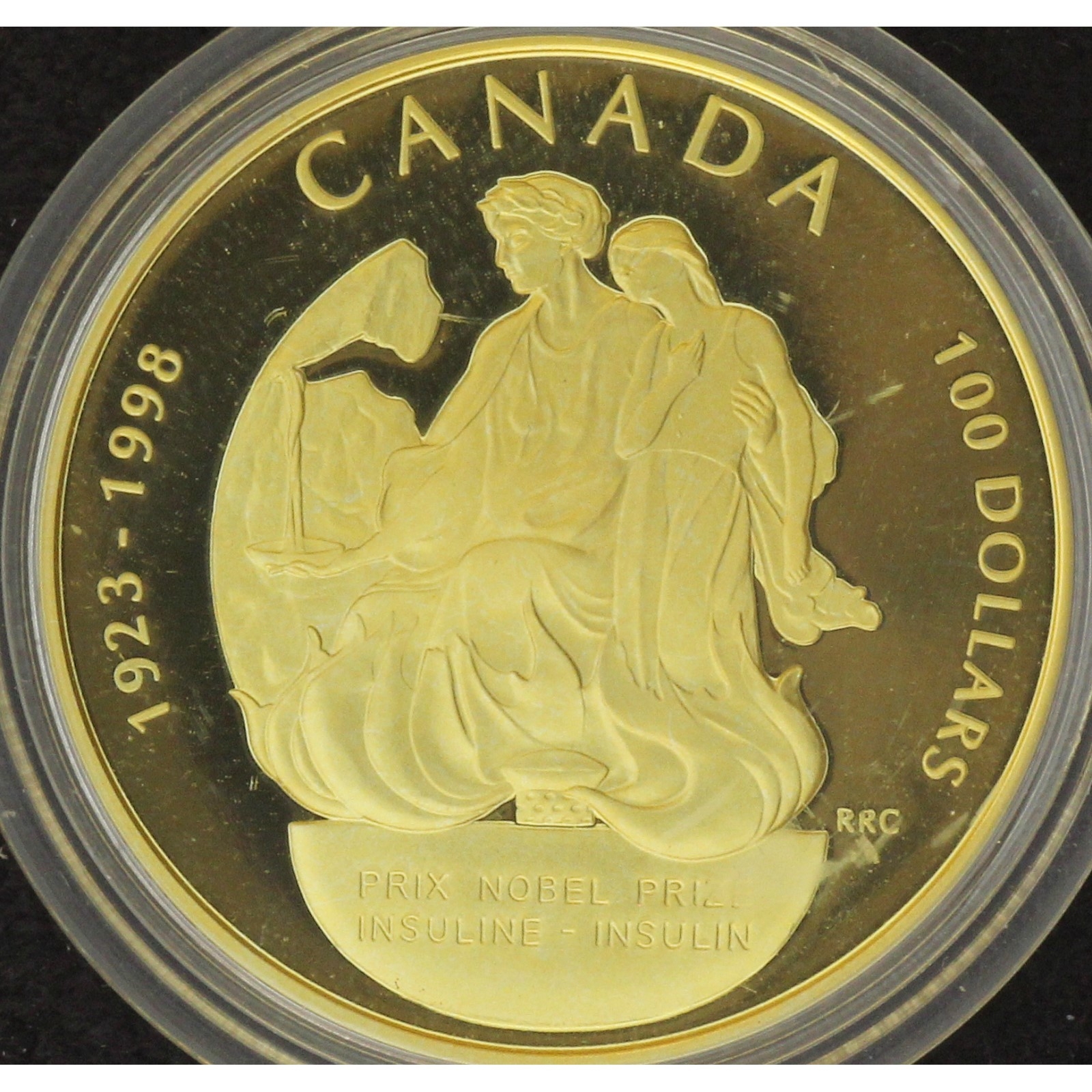 Canada - 100 dollars - 1998 - Elizabeth II - Discovery of Insulin