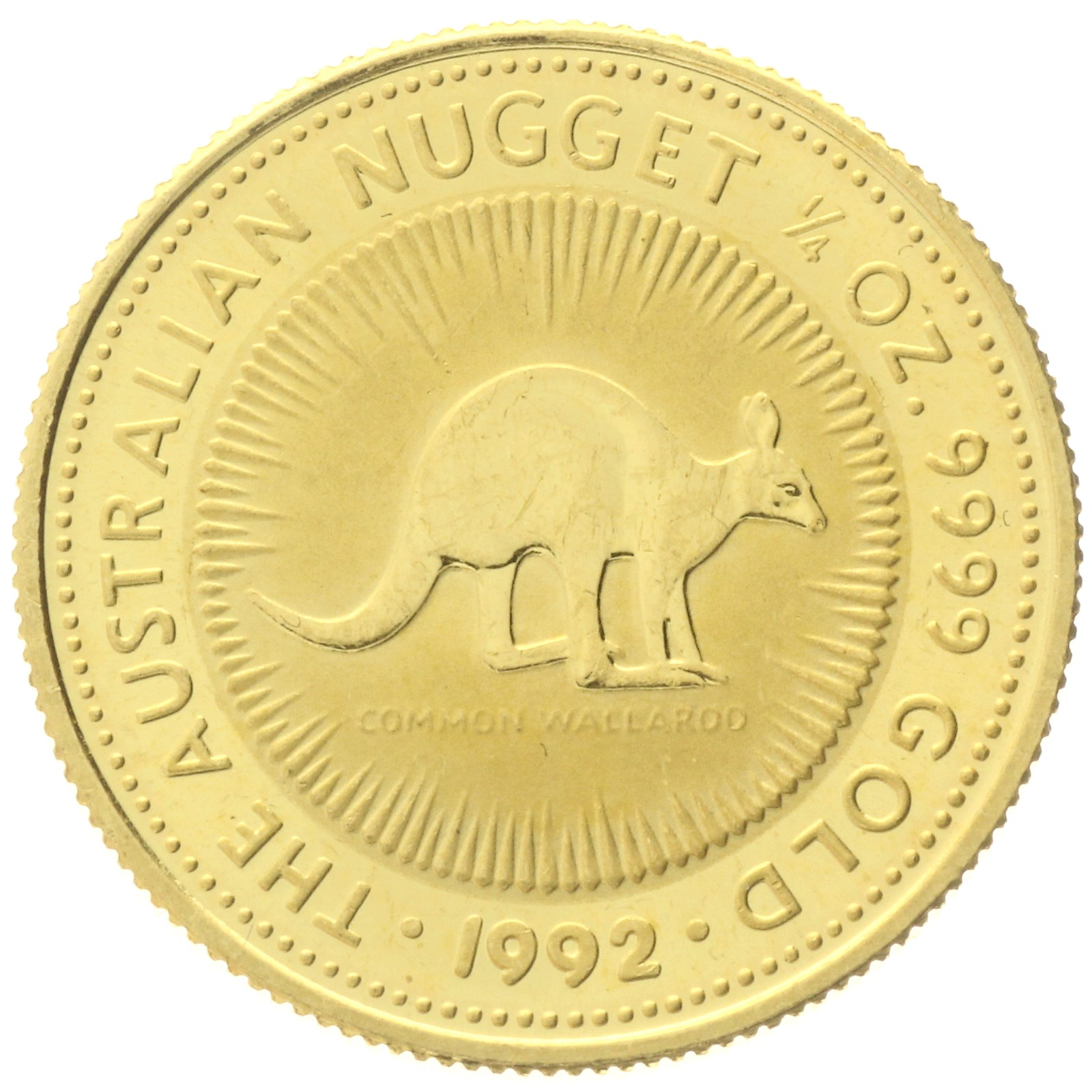 Australia - 25 dollars - 1992 - Australian Nugget - 1/4oz