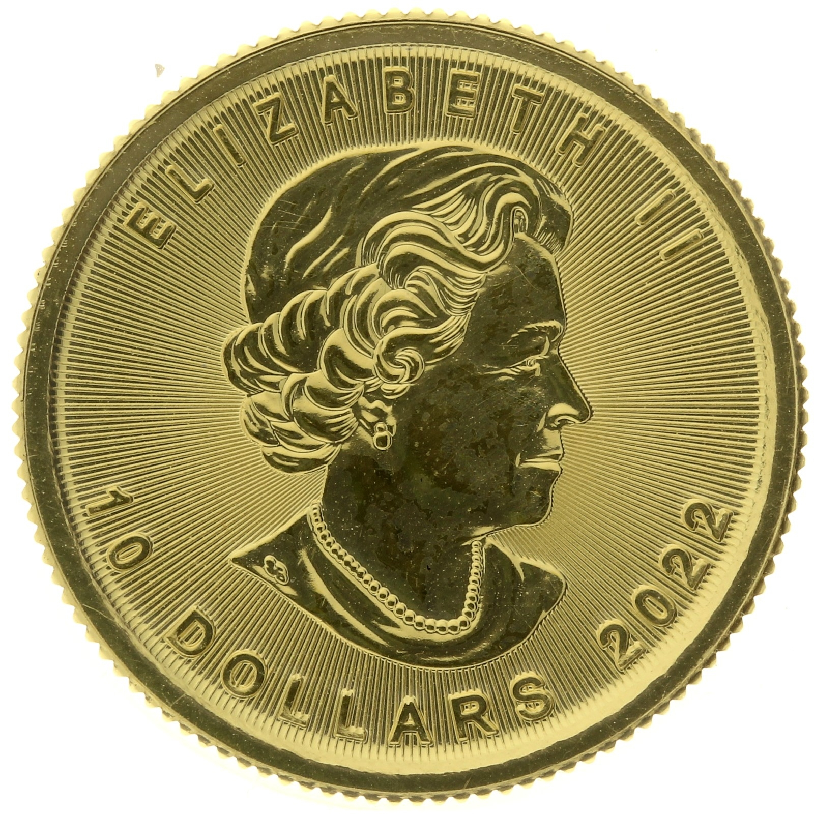 Canada - 10 dollars - 2022 - maple leaf - 1/4oz