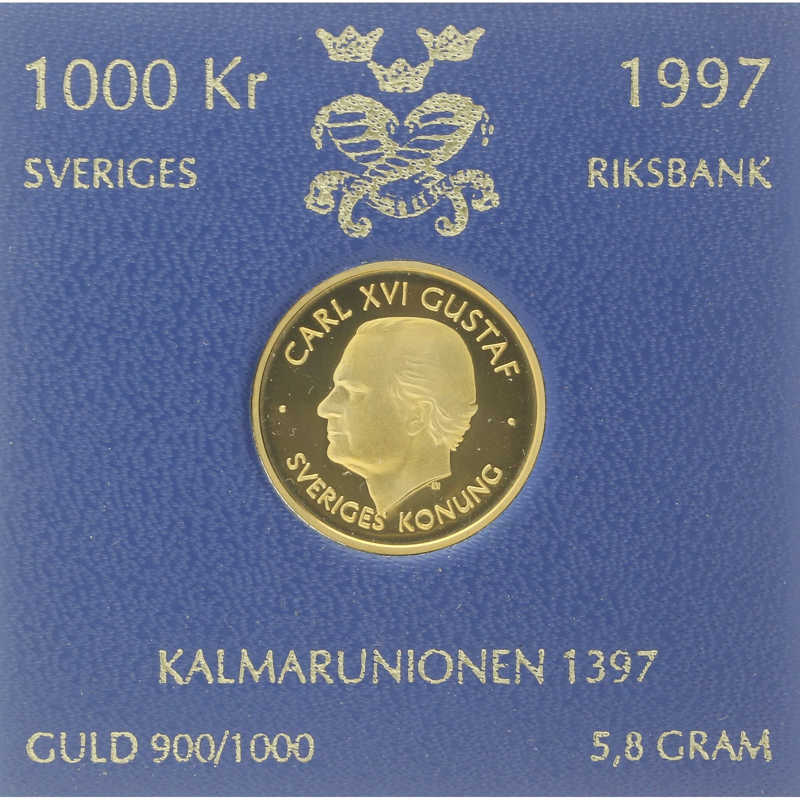 Sweden - 1000 Kronor - 1997 - Carl XVI Gustaf - Kalmar Union