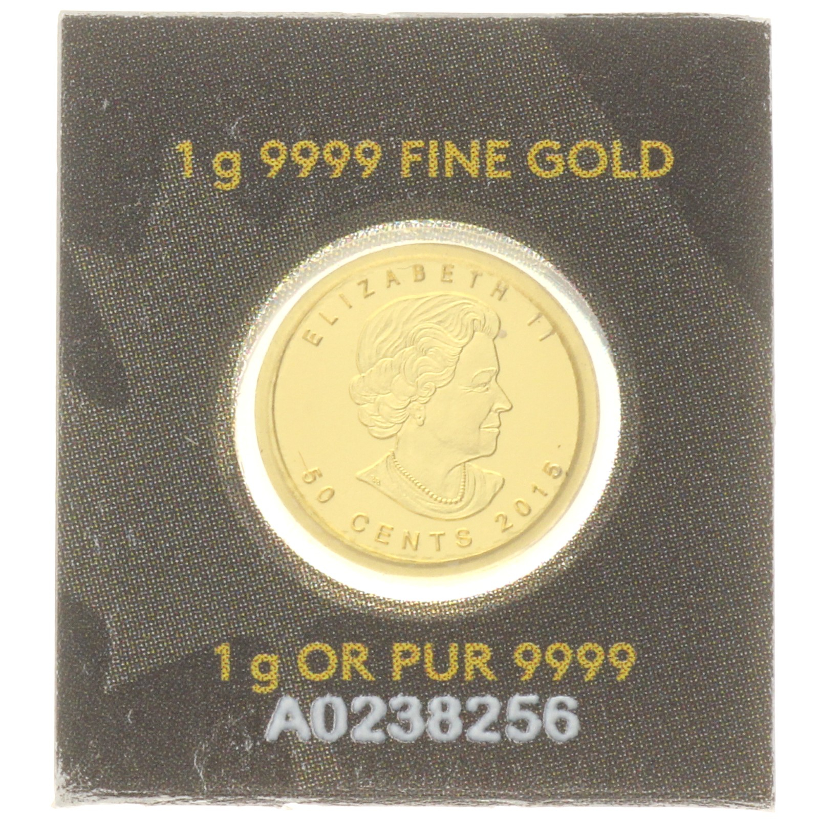 Canada - 50 cents - 2015 - Maple leaf - 1 gram
