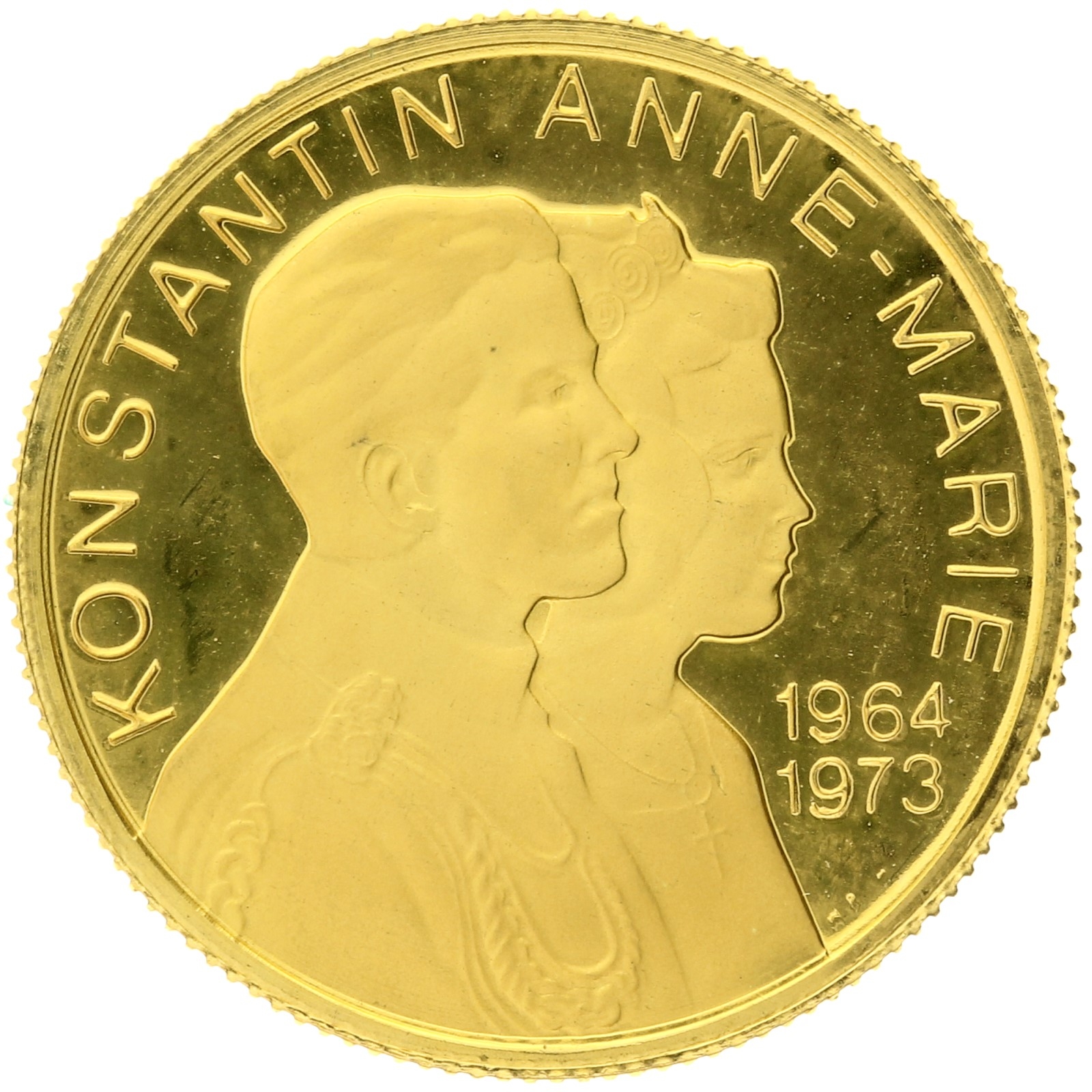 Denmark - Konstantin-Anne-Marie - 1973 - Medal (ducat)