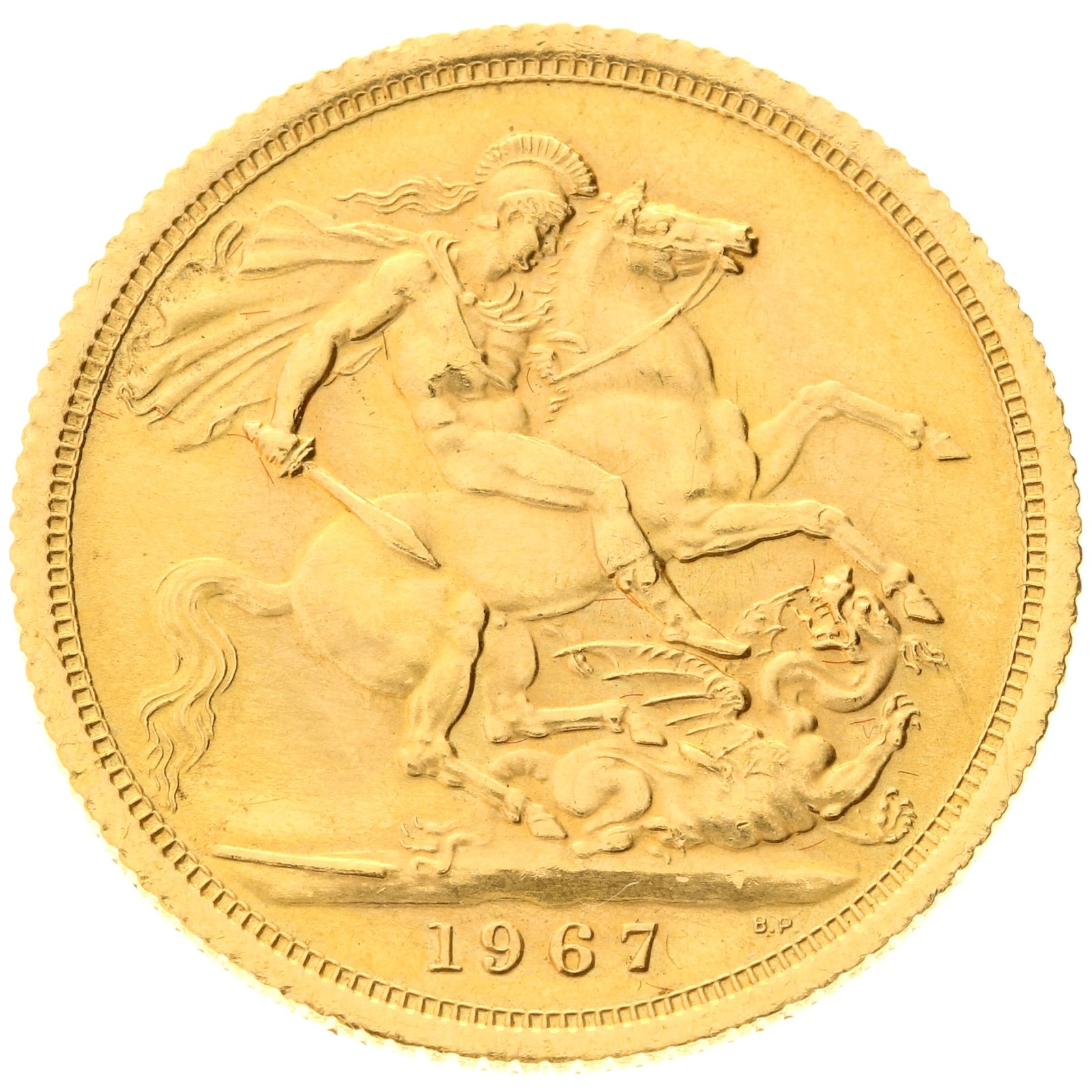 United Kingdom - 1 Sovereign - 1967 - Elizabeth II