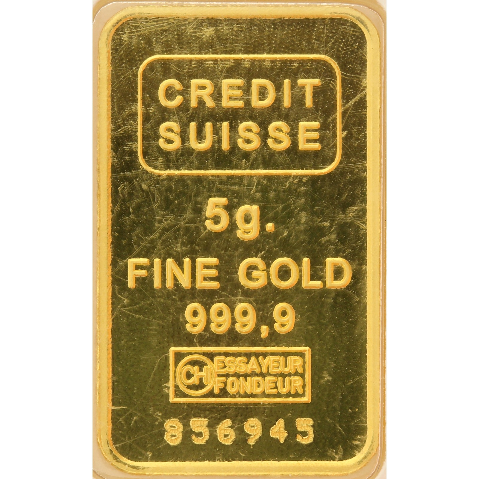 Credit Suisse - 5 gram - gold bar 