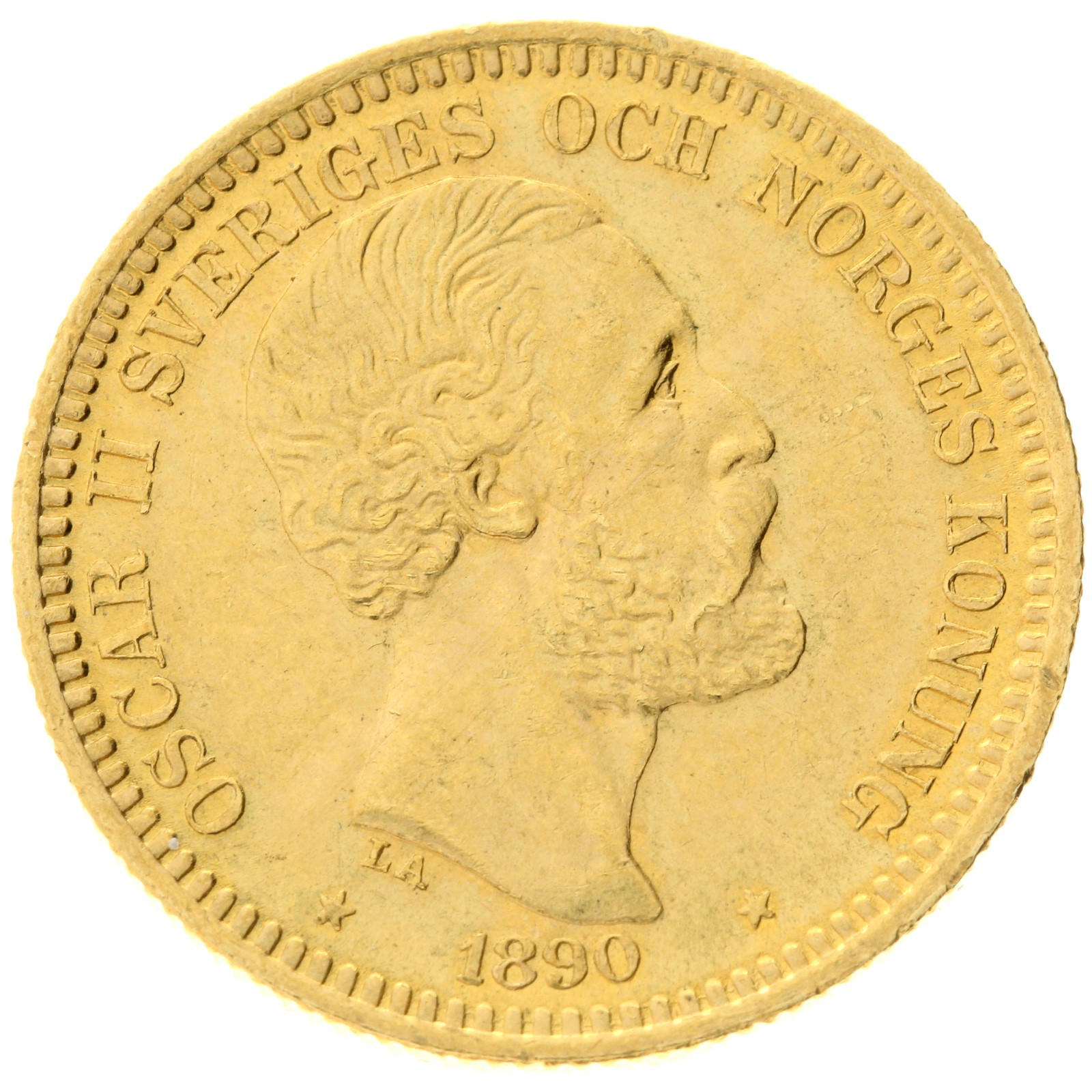 Sweden - 20 kronor - 1890 - Oscar II 