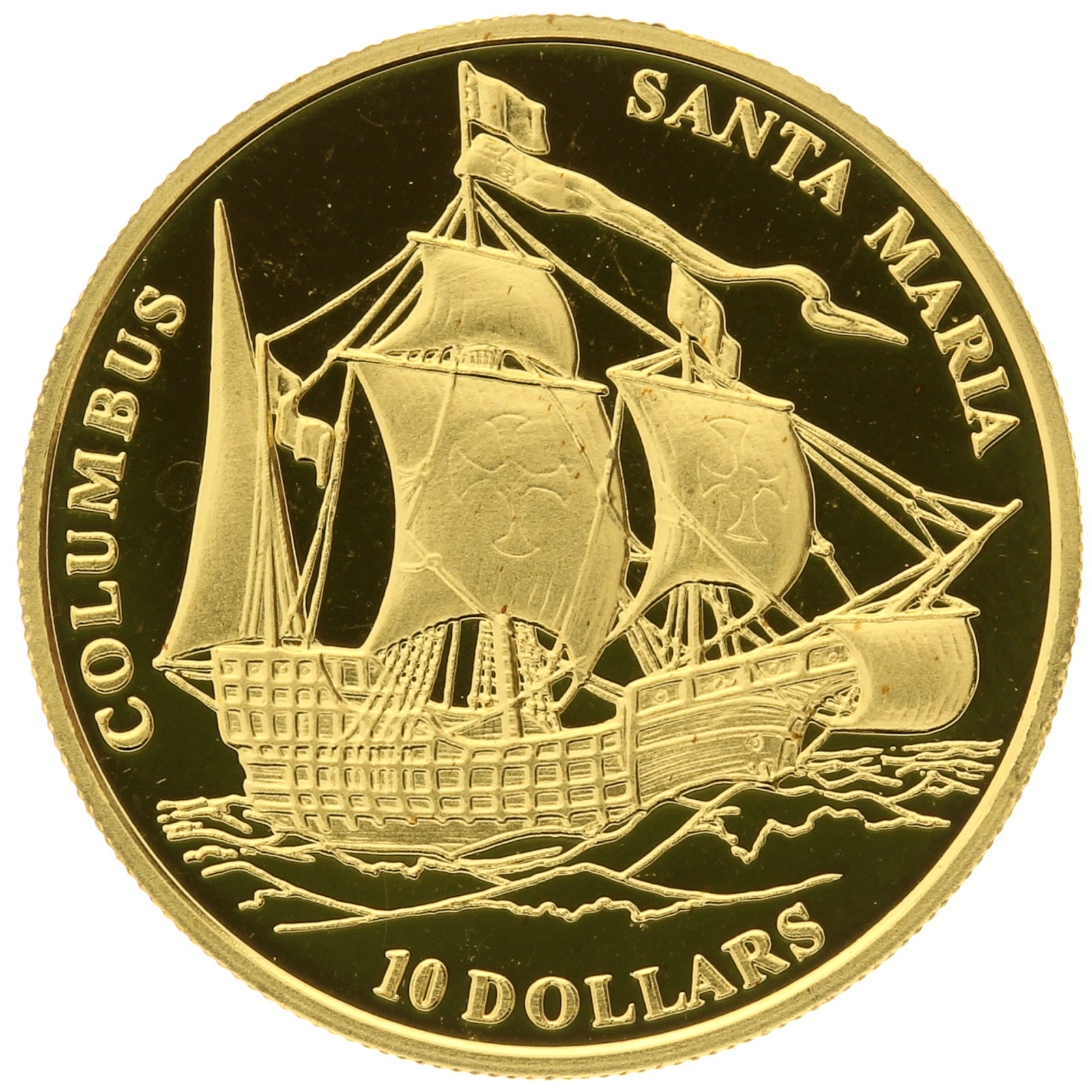 Fiji - 10 dollars - 2006 - Santa Maria - 1/25oz