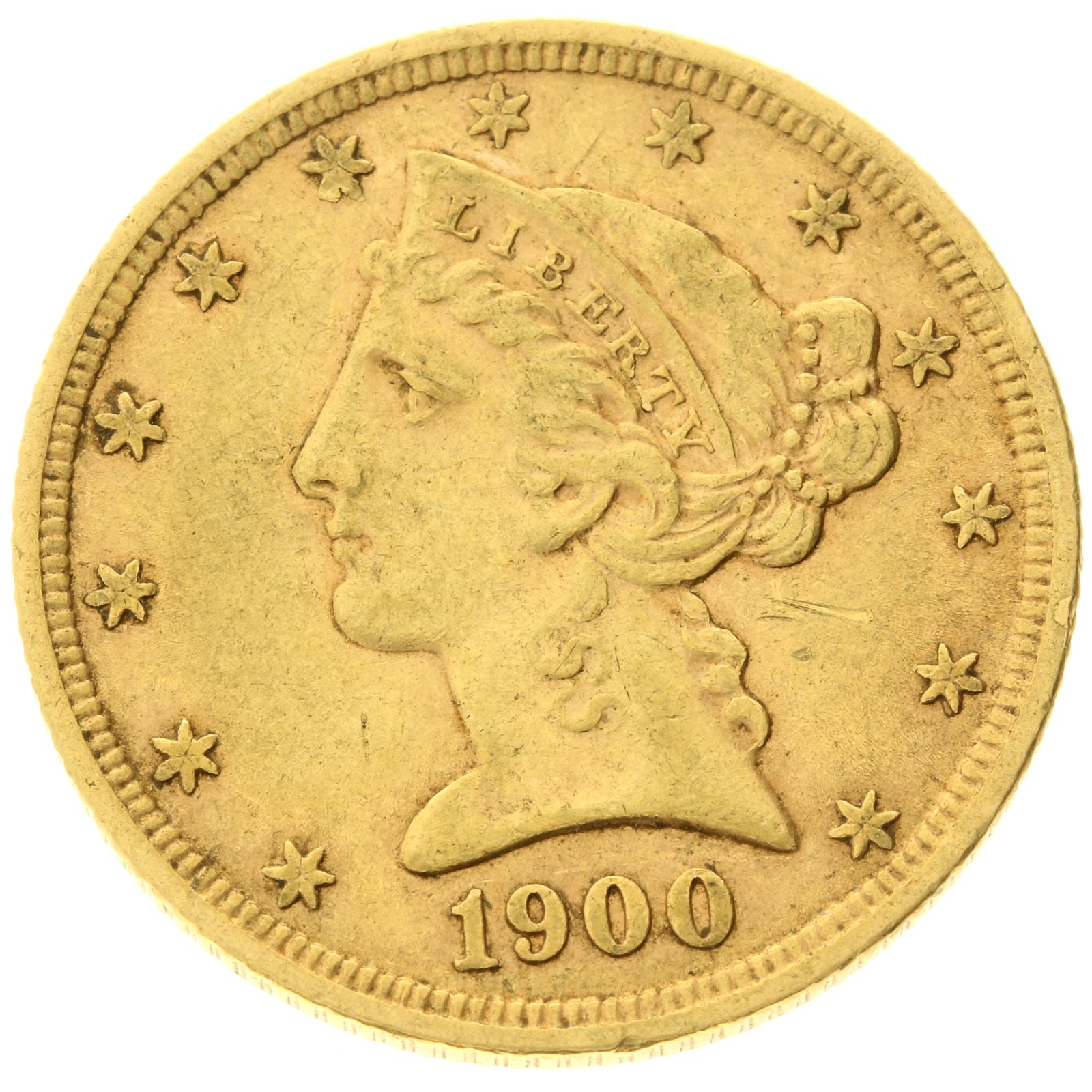 USA - 5 dollars - 1900 - Coronet Head 