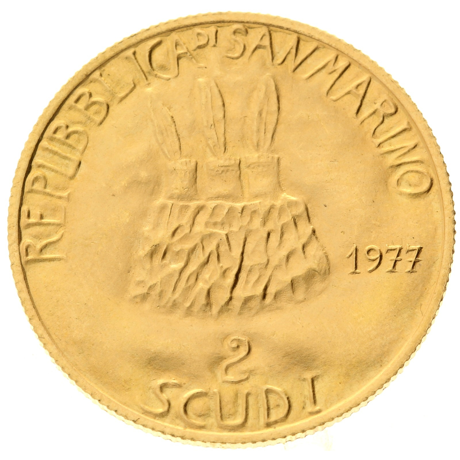 San Marino - 2 Scudi - 1977 - Democracy