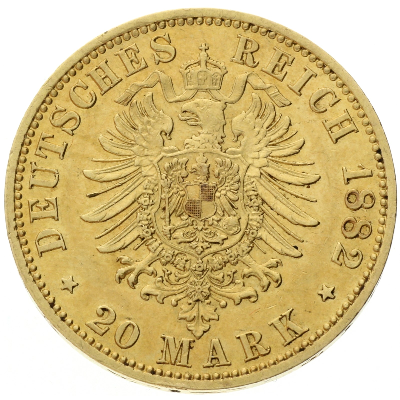 Germany -  Prussia - 20 mark - 1882 - A