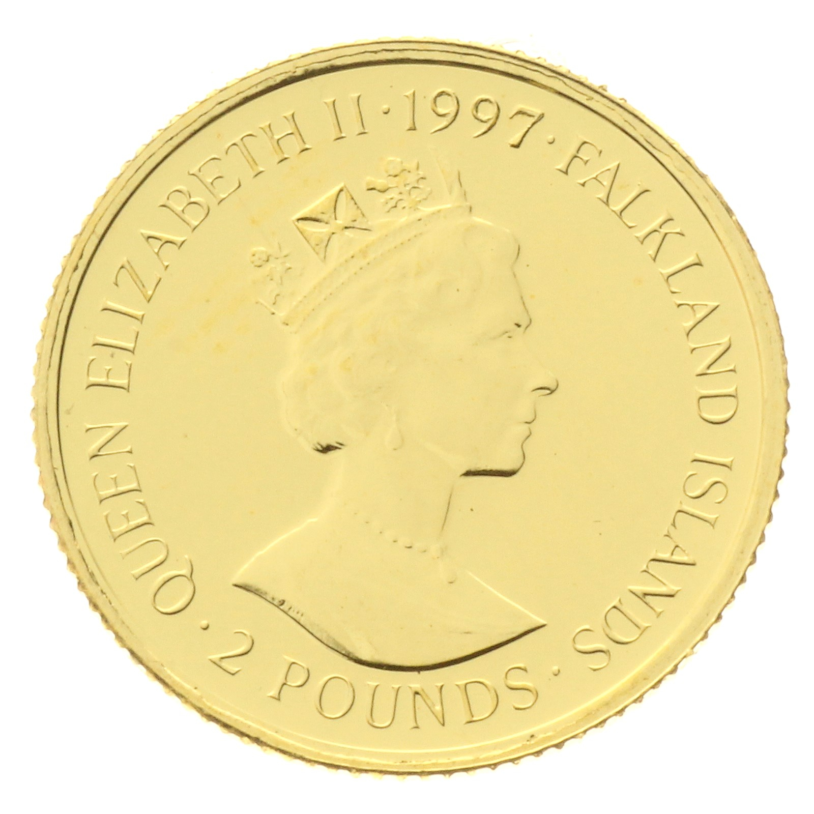 Falkland Islands - 2 Pounds - 1997 - Elizabeth II - King Henry VIII