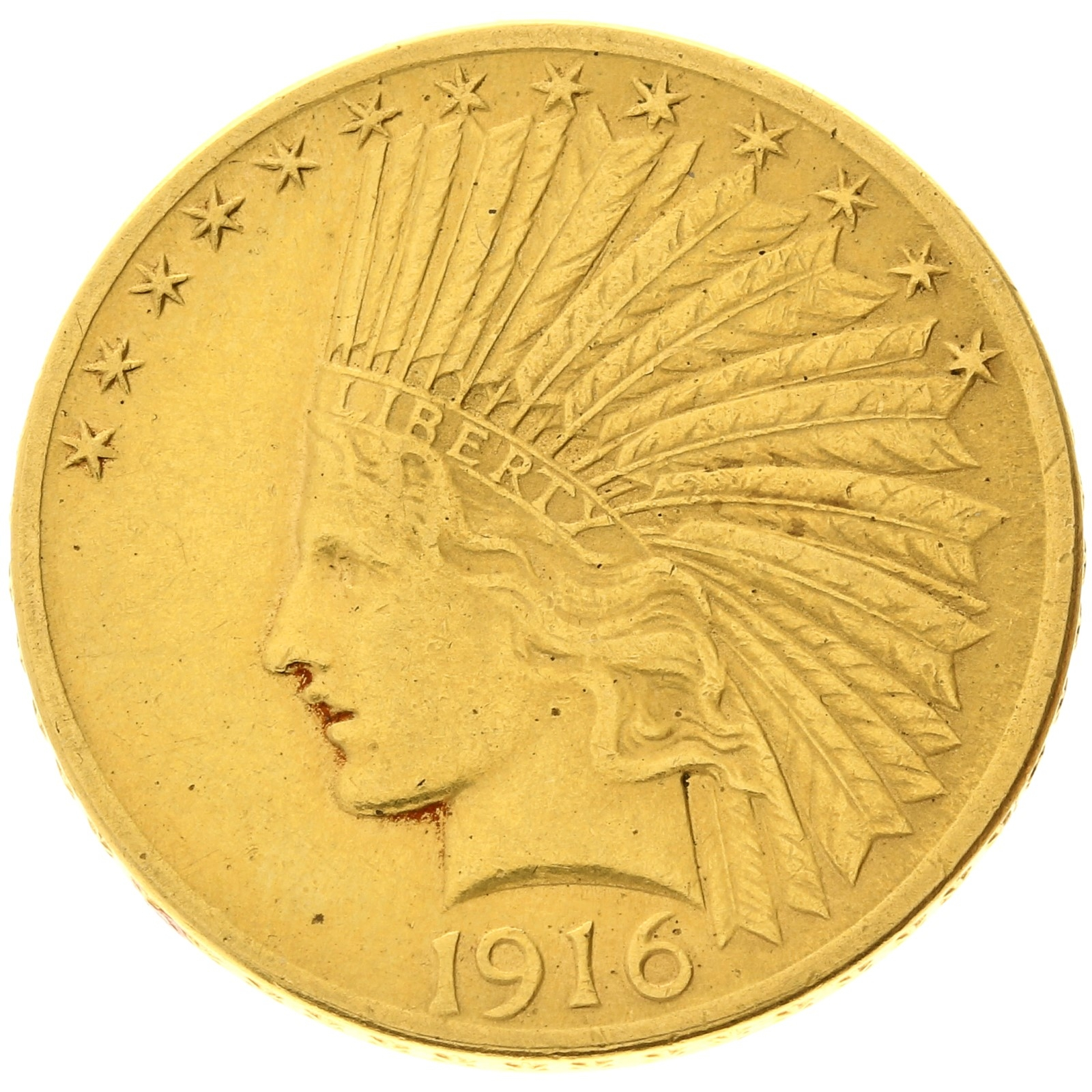 USA - 10 dollars - 1916 - S - Indian Head